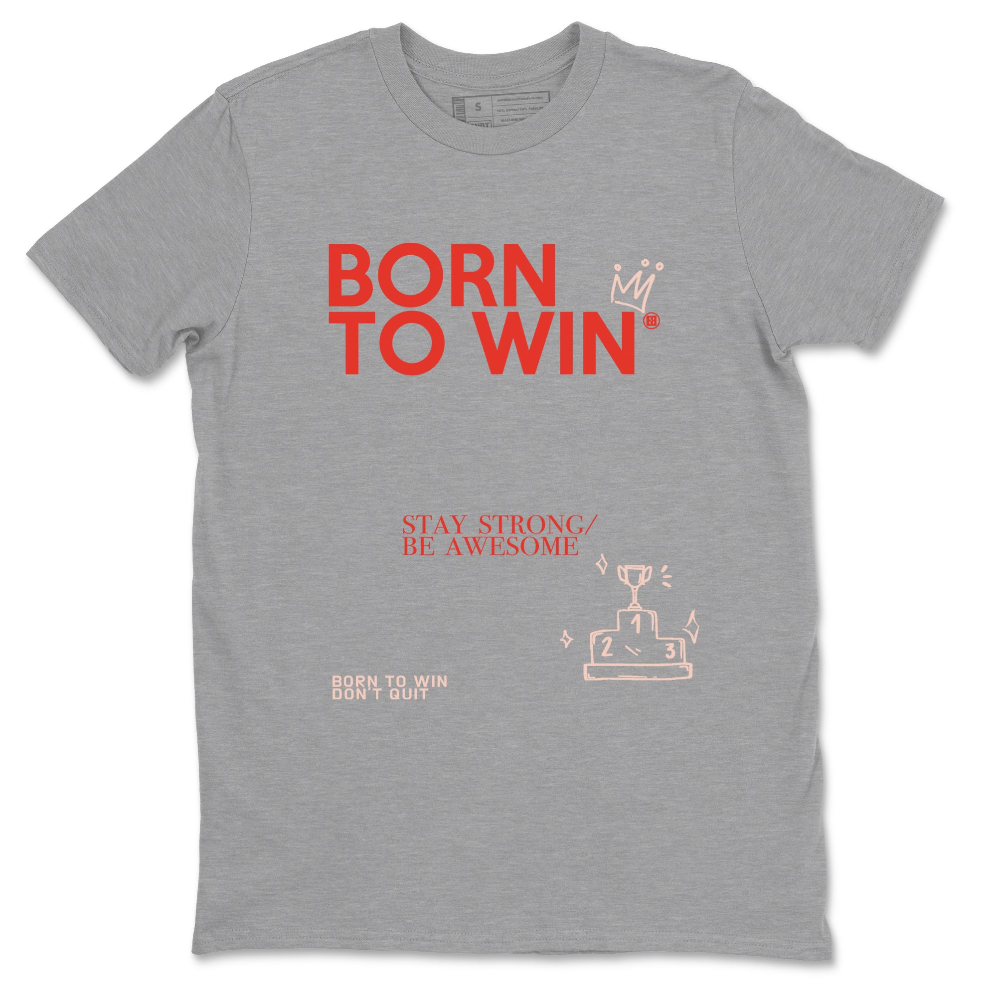 Born To Win snkmatch Tees - Air Jordan 13 Dune Red