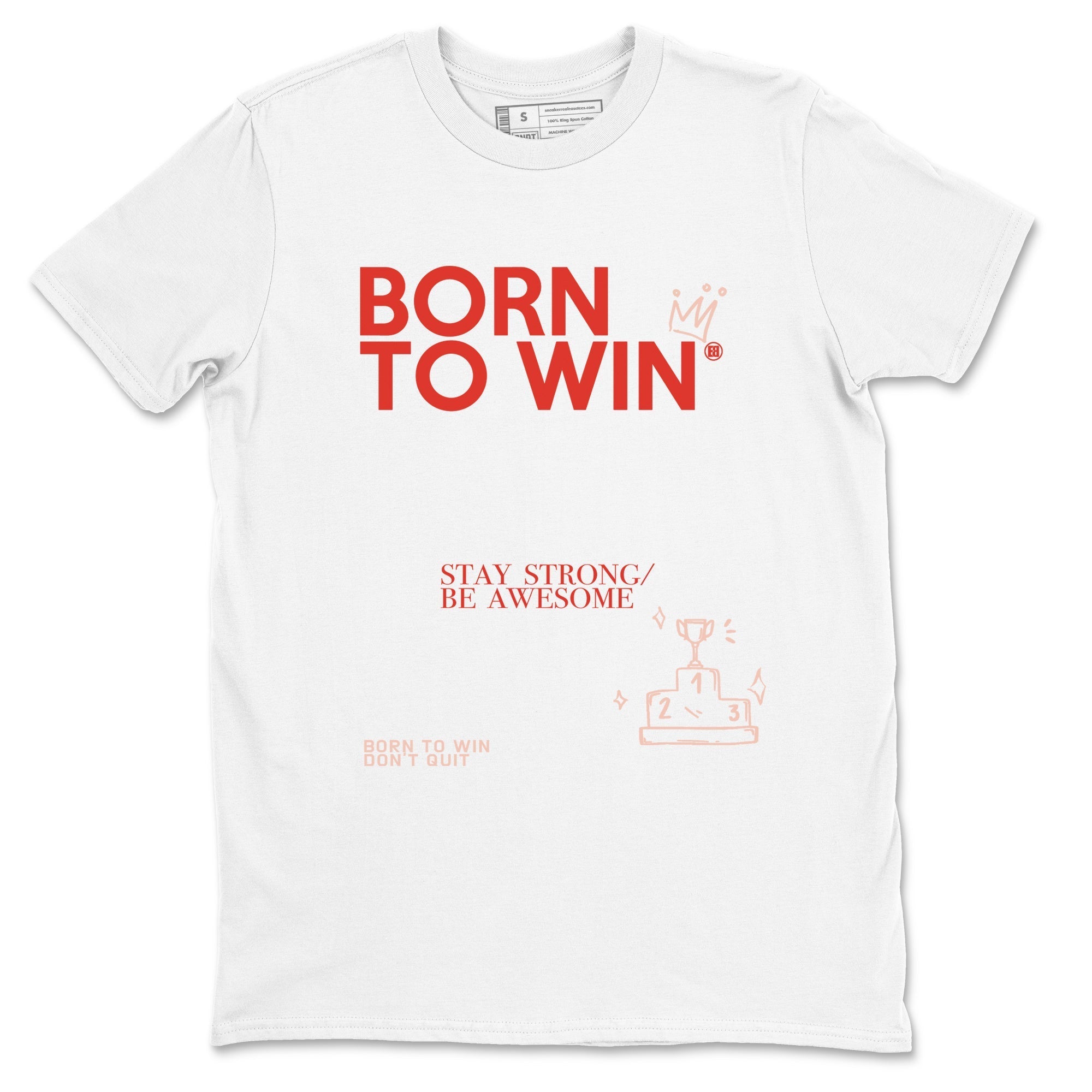 Born To Win snkmatch Tees - Air Jordan 13 Dune Red