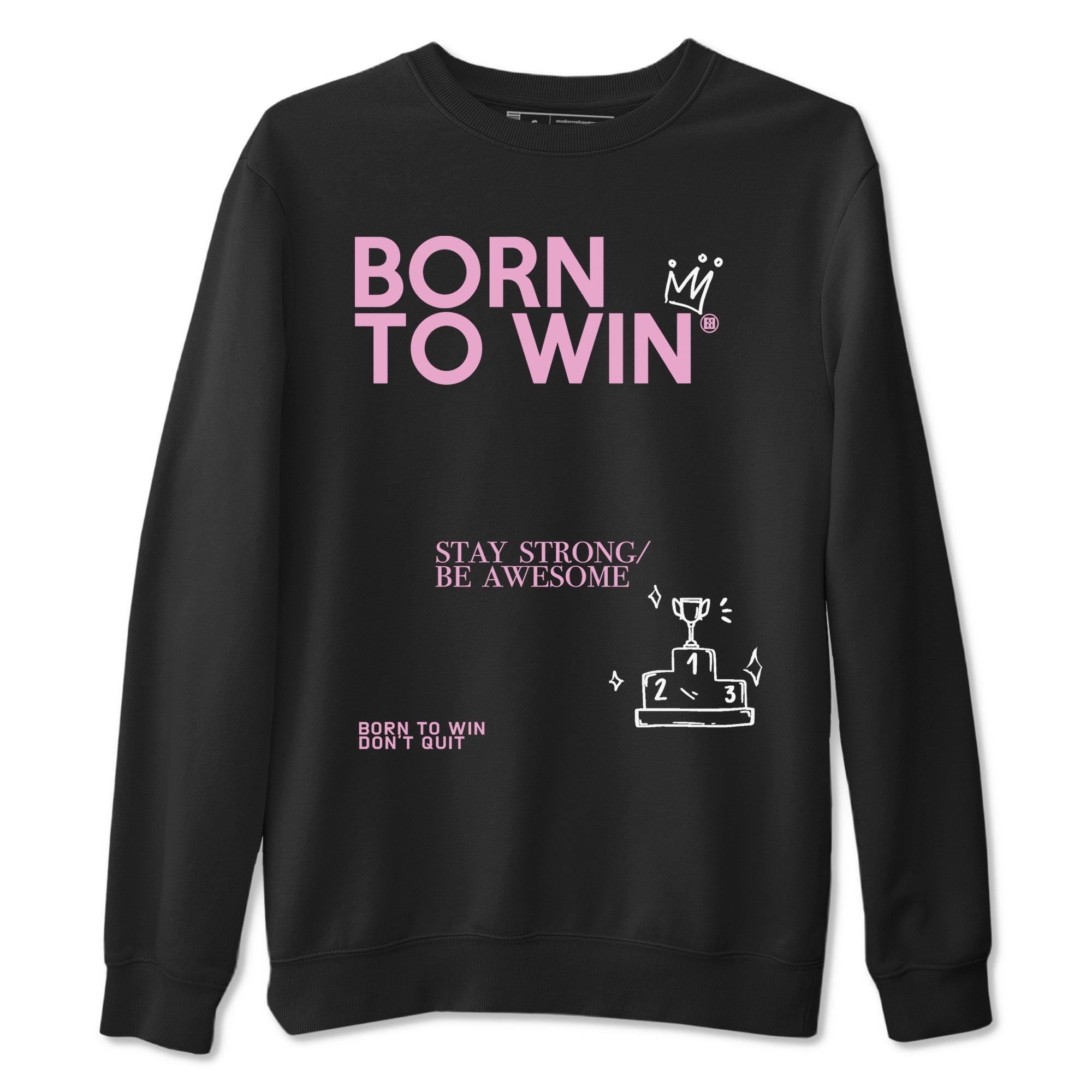 Born To Win snkmatch Tees - Air Jordan 4 Orchid