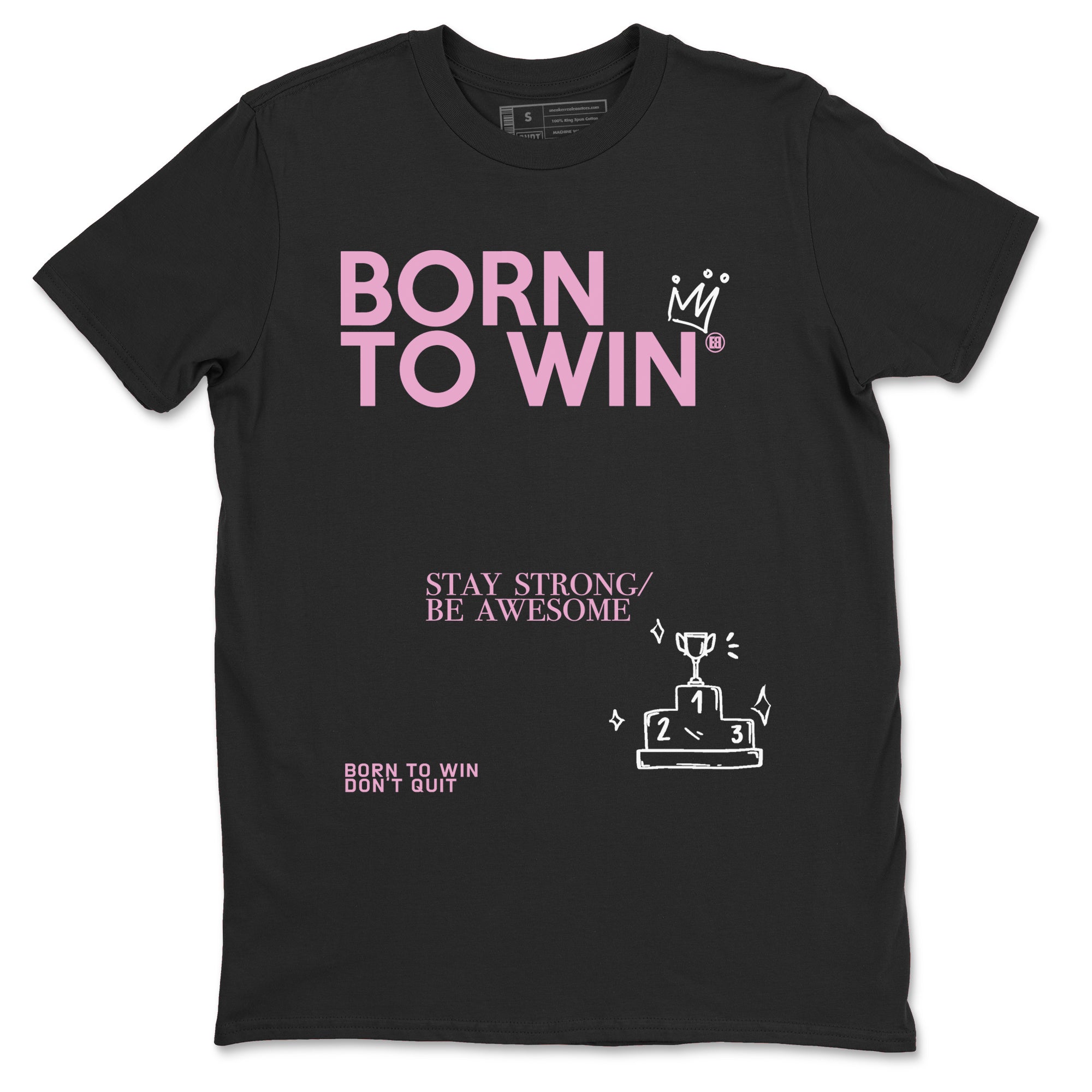 Born To Win snkmatch Tees - Air Jordan 4 Orchid