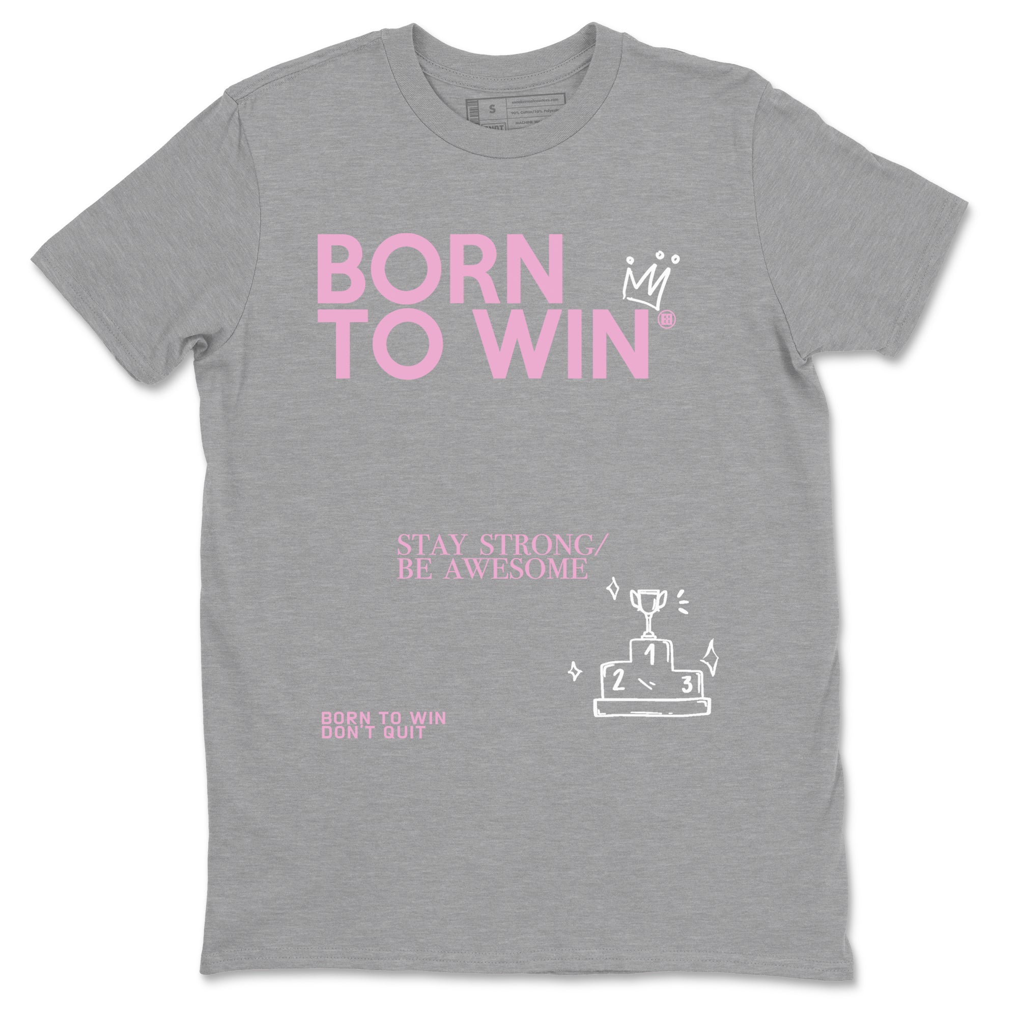 Born To Win snkmatch Tees - Air Jordan 4 Orchid