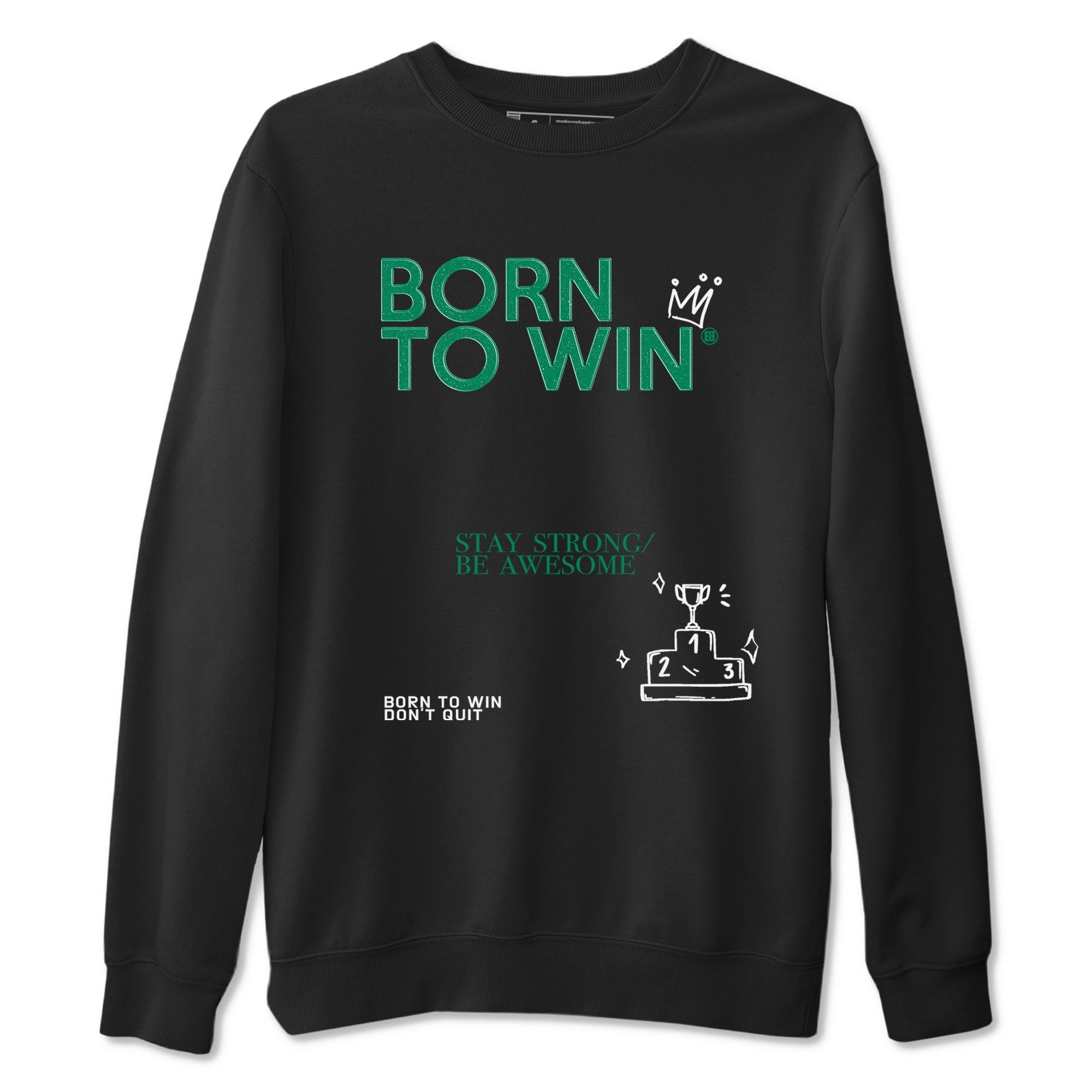 Born To Win snkmatch Tees - Air Jordan 4 Oxidized Green