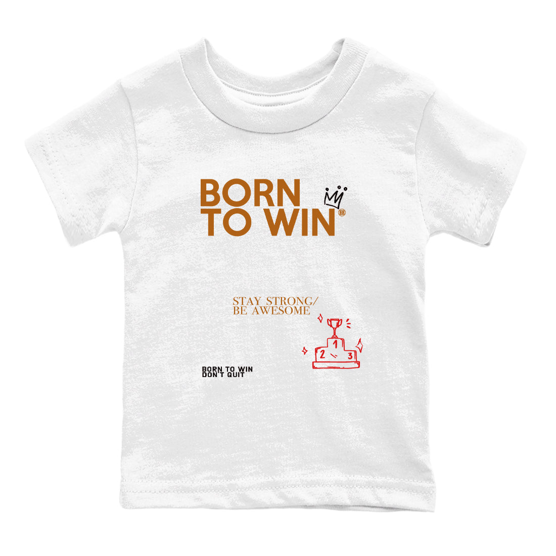 Born To Win snkmatch Tees Kids - Air Jordan 5 Archaeo Brown