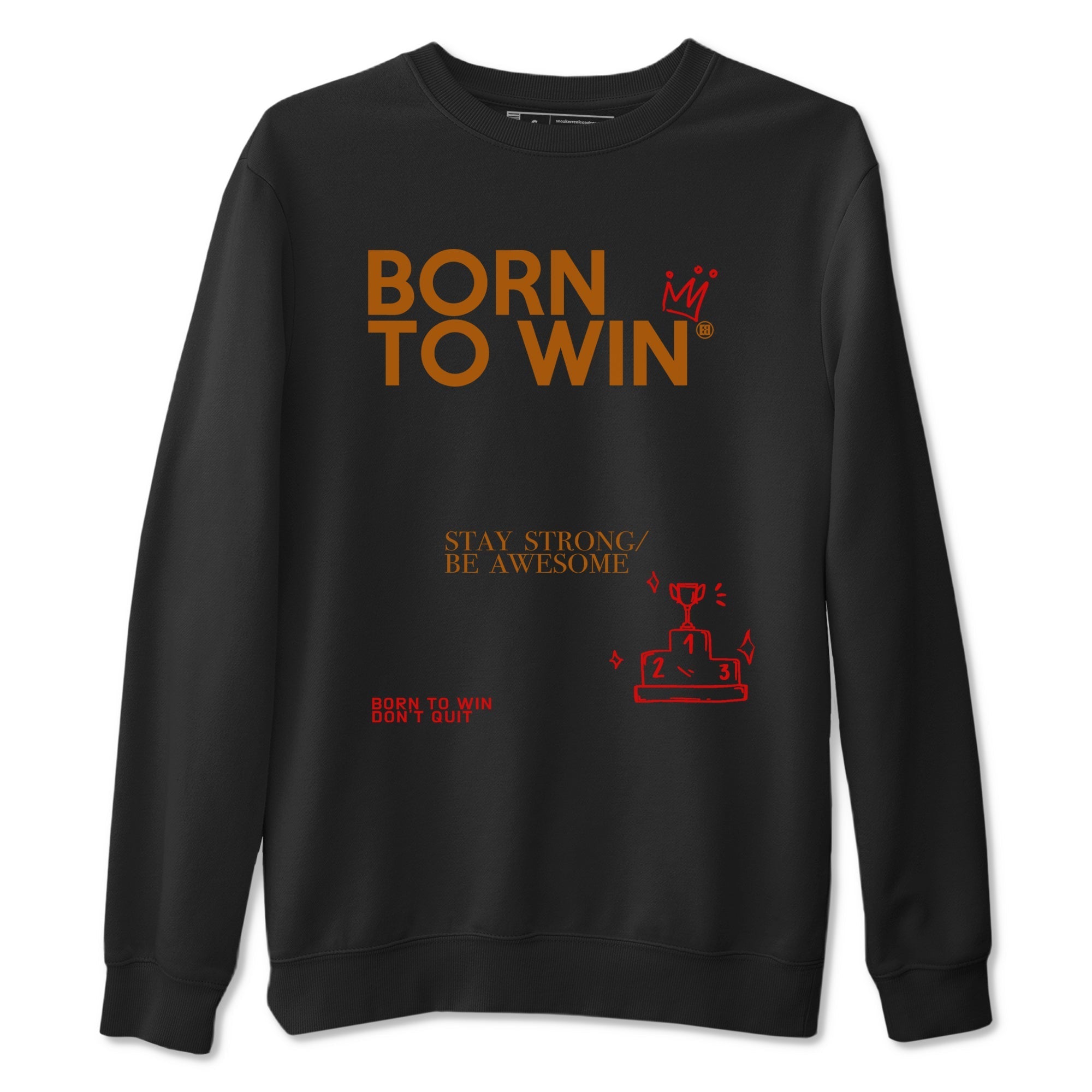 Born To Win snkmatch Tees - Air Jordan 5 Archaeo Brown