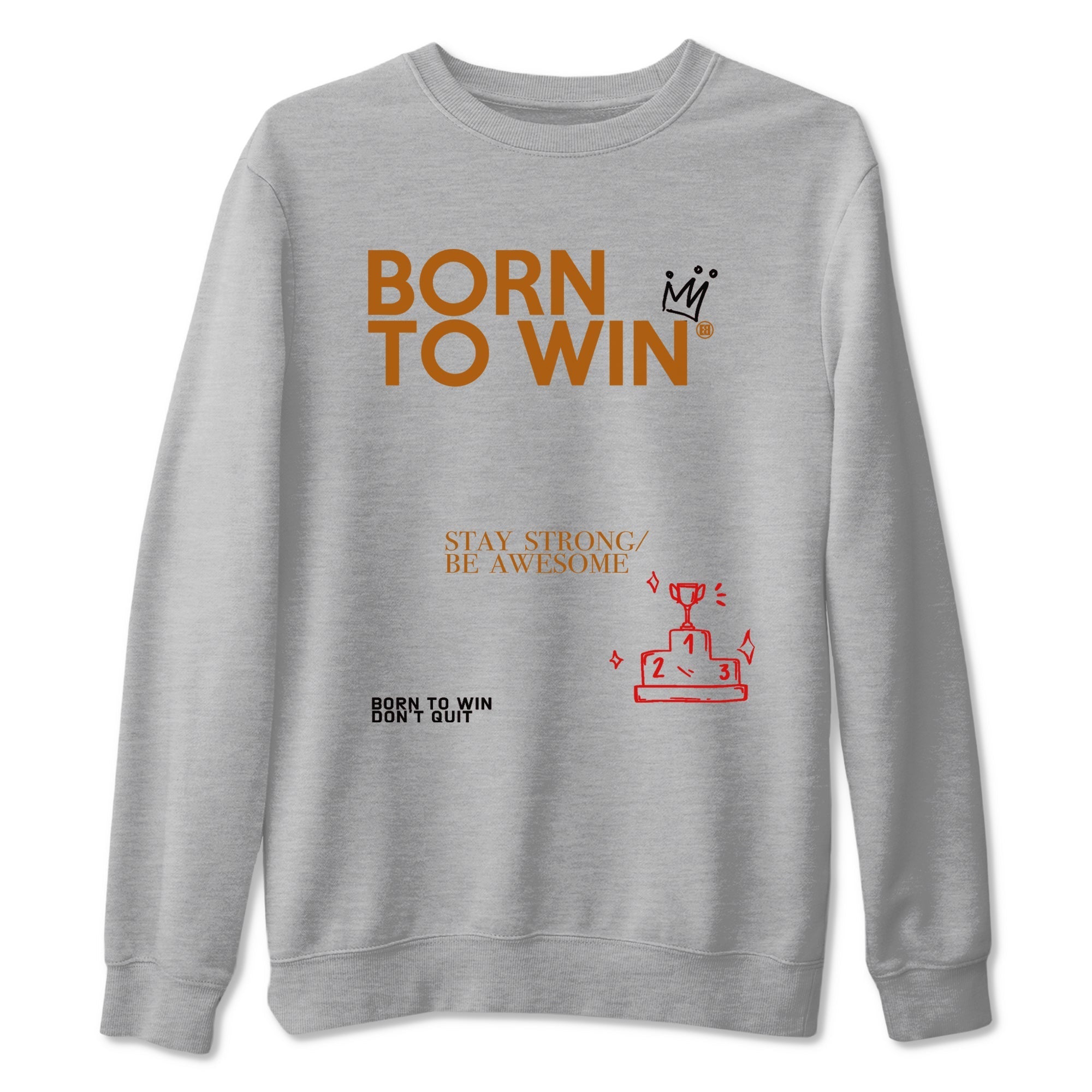 Born To Win snkmatch Tees - Air Jordan 5 Archaeo Brown