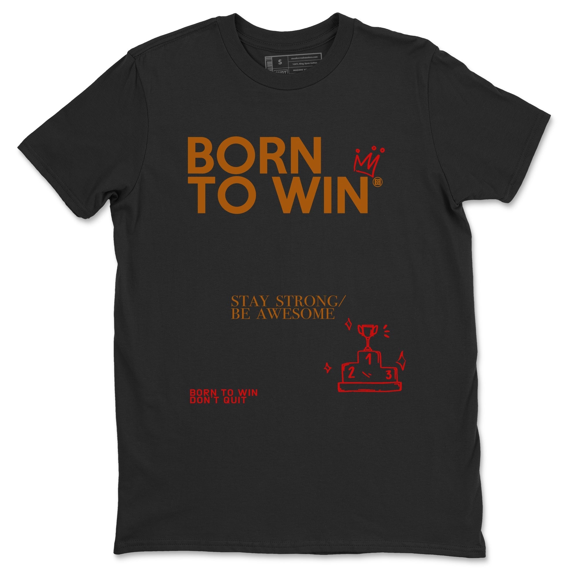 Born To Win snkmatch Tees - Air Jordan 5 Archaeo Brown