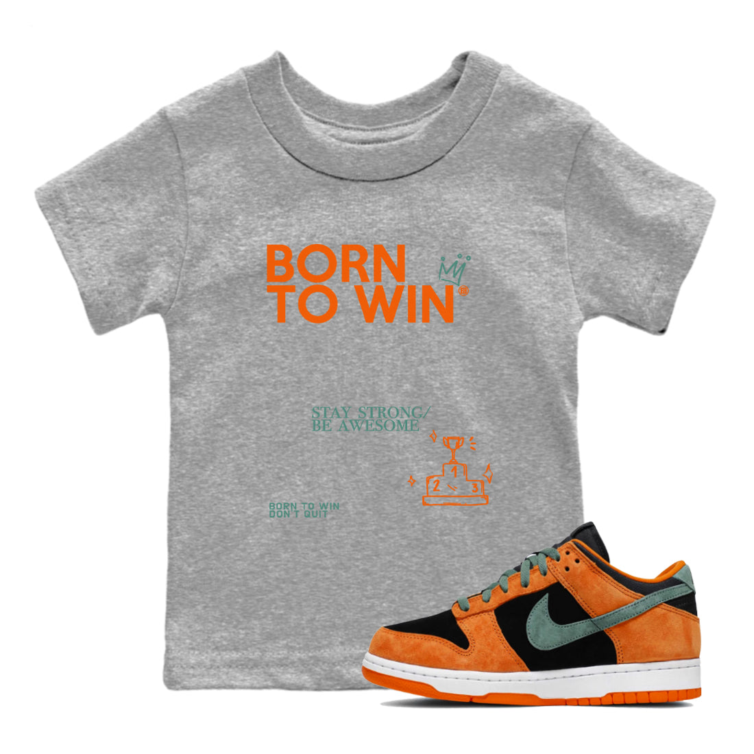 Born To Win snkmatch Tees Kids - Dunk Ceramic