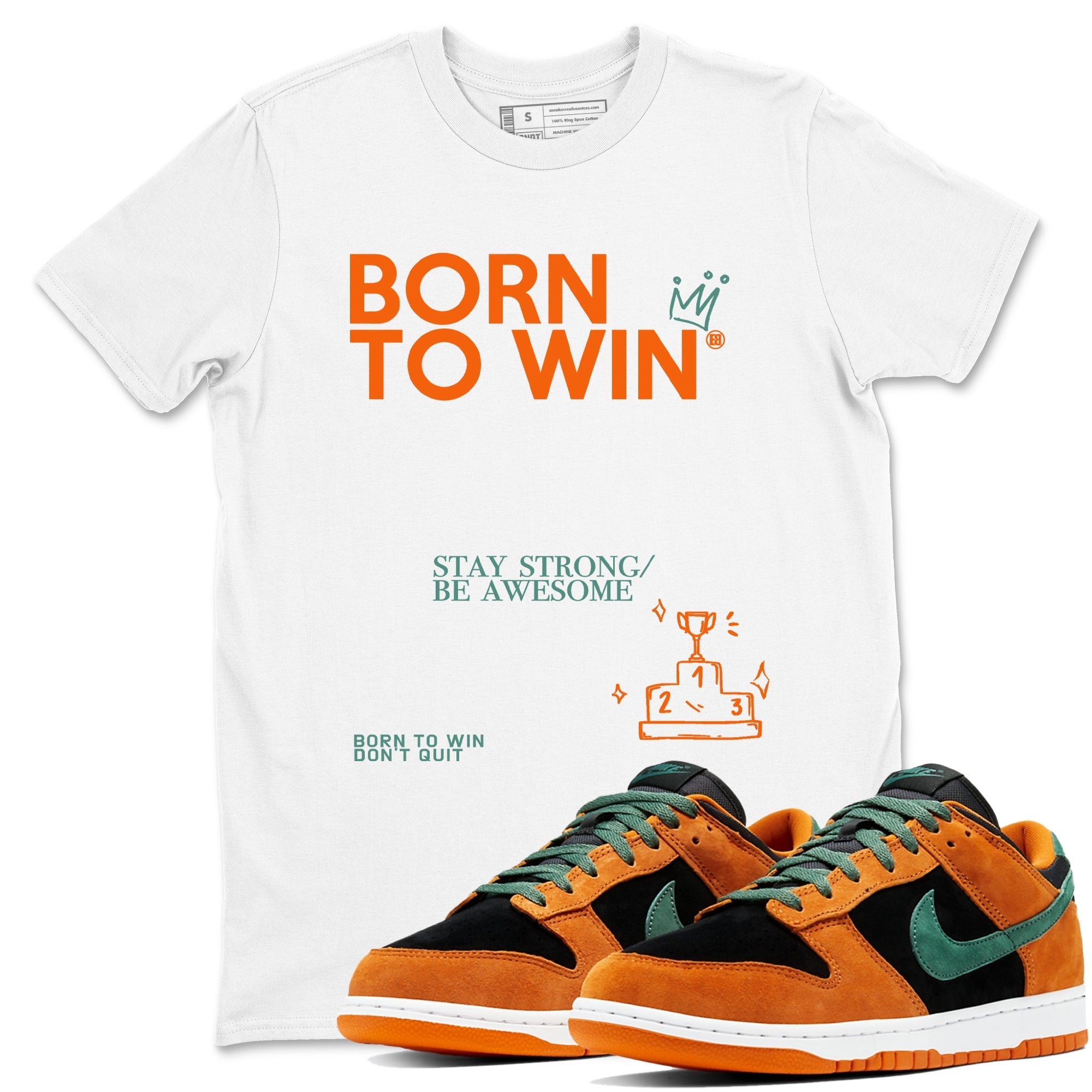 Born To Win snkmatch Tees - Dunk Ceramic