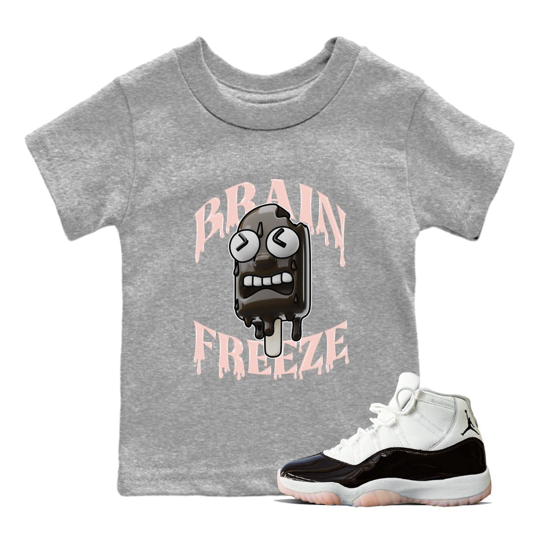 Brain Freeze snkmatch Tee Kids - Air Jordan 11 Neapolitan