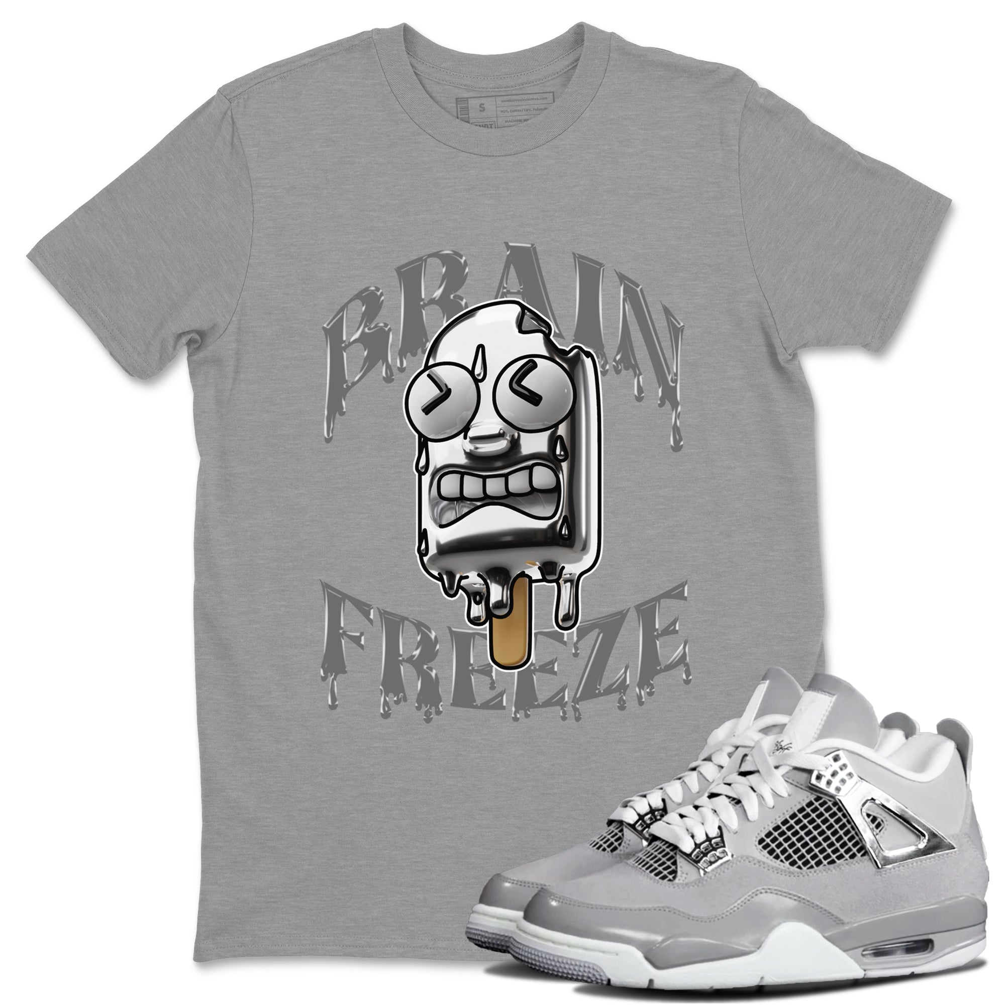 Brain Freeze snkmatch Tee - Air Jordan 4 Frozen Moments