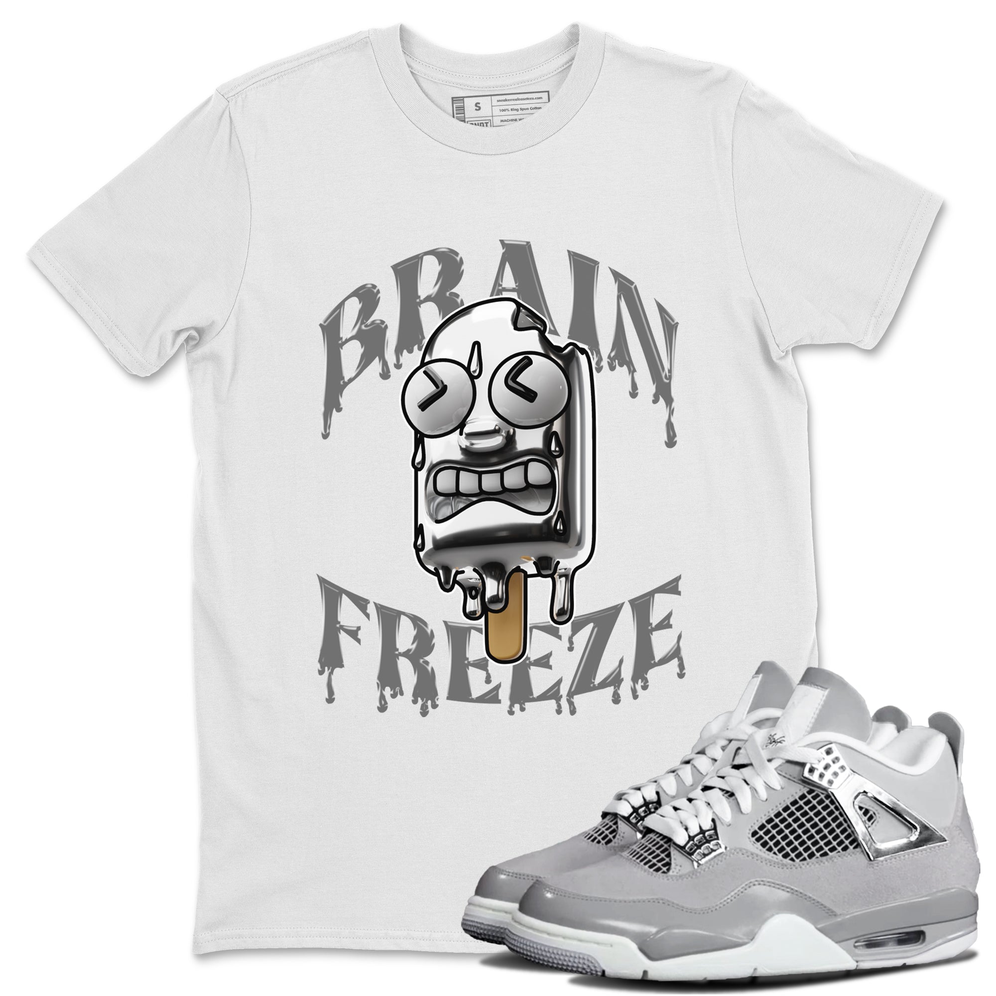 Brain Freeze snkmatch Tee - Air Jordan 4 Frozen Moments