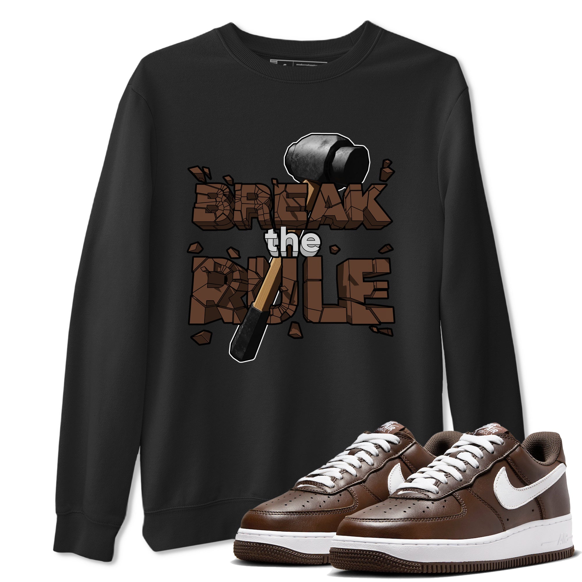Break The Rule snkmatch Tee - Air Force 1 Chocolate