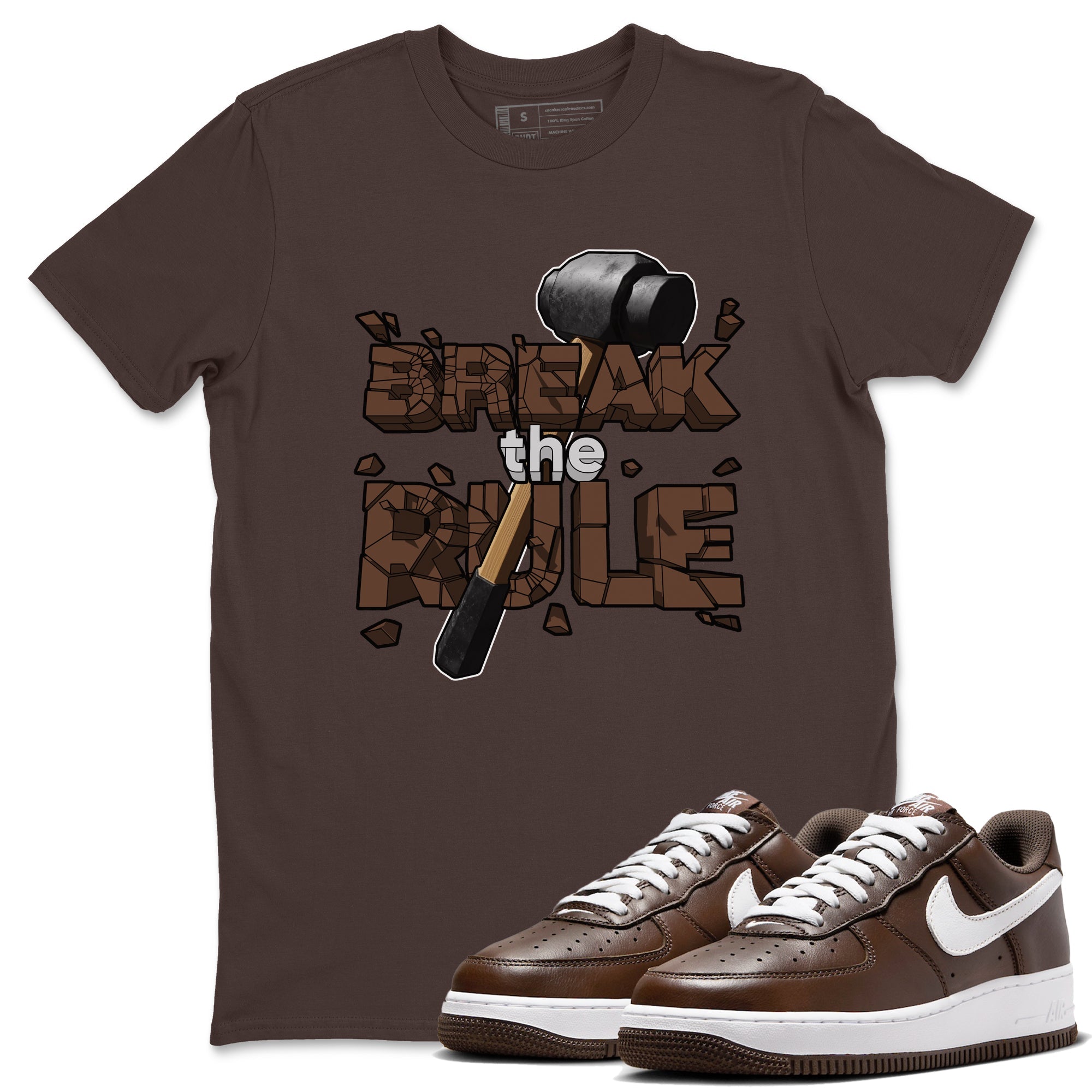 Break The Rule snkmatch Tee - Air Force 1 Chocolate