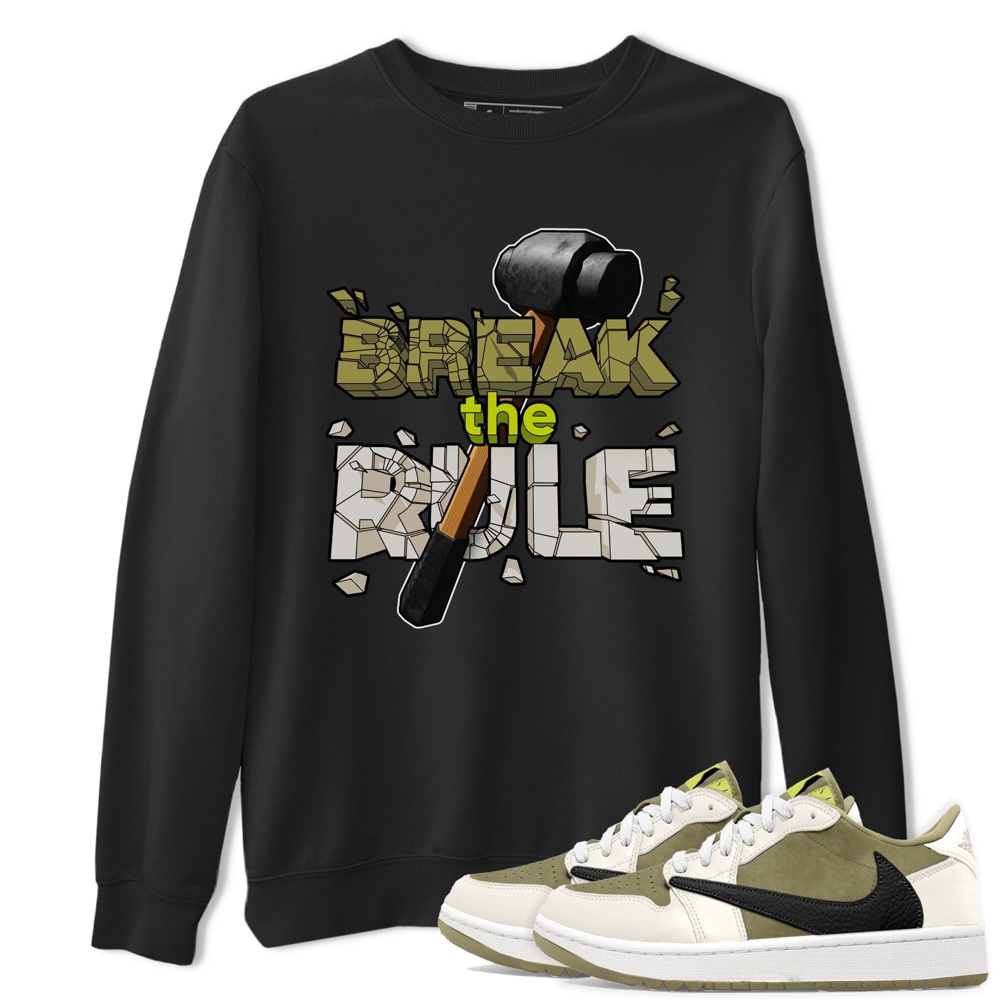 Break The Rule snkmatch Tee - Air Jordan 1 Travis Scott Golf