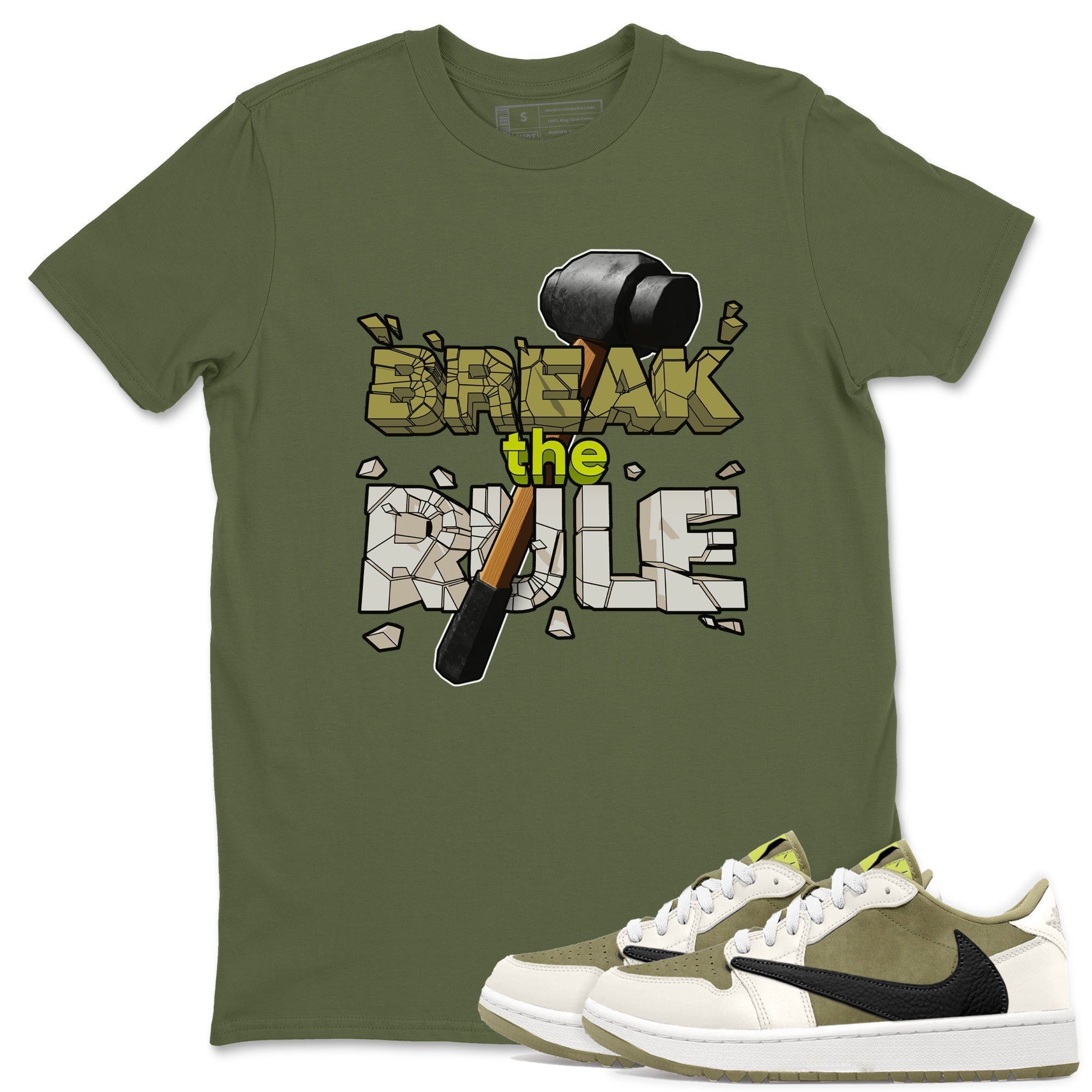 Break The Rule snkmatch Tee - Air Jordan 1 Travis Scott Golf