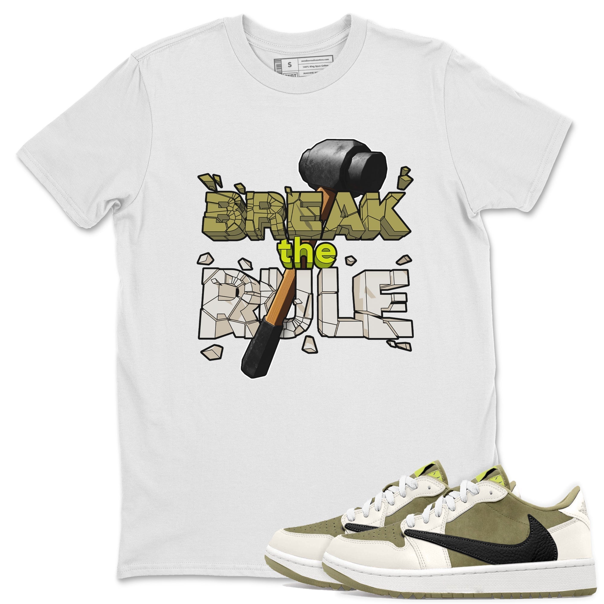 Break The Rule snkmatch Tee - Air Jordan 1 Travis Scott Golf