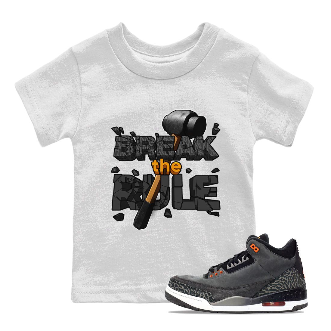 Break The Rule snkmatch Tee Kids - Air Jordan 3 Fear