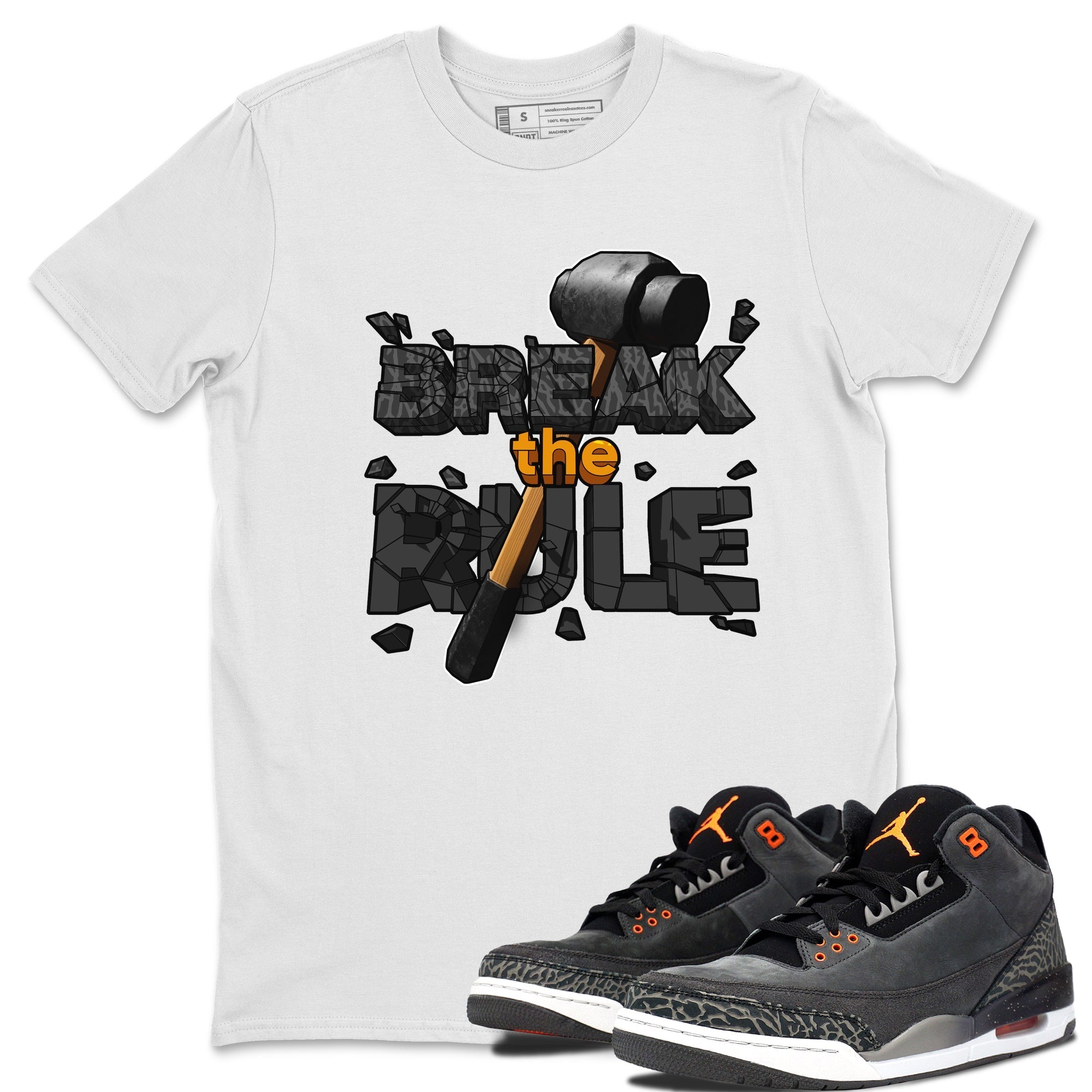 Break The Rule snkmatch Tee - Air Jordan 3 Fear