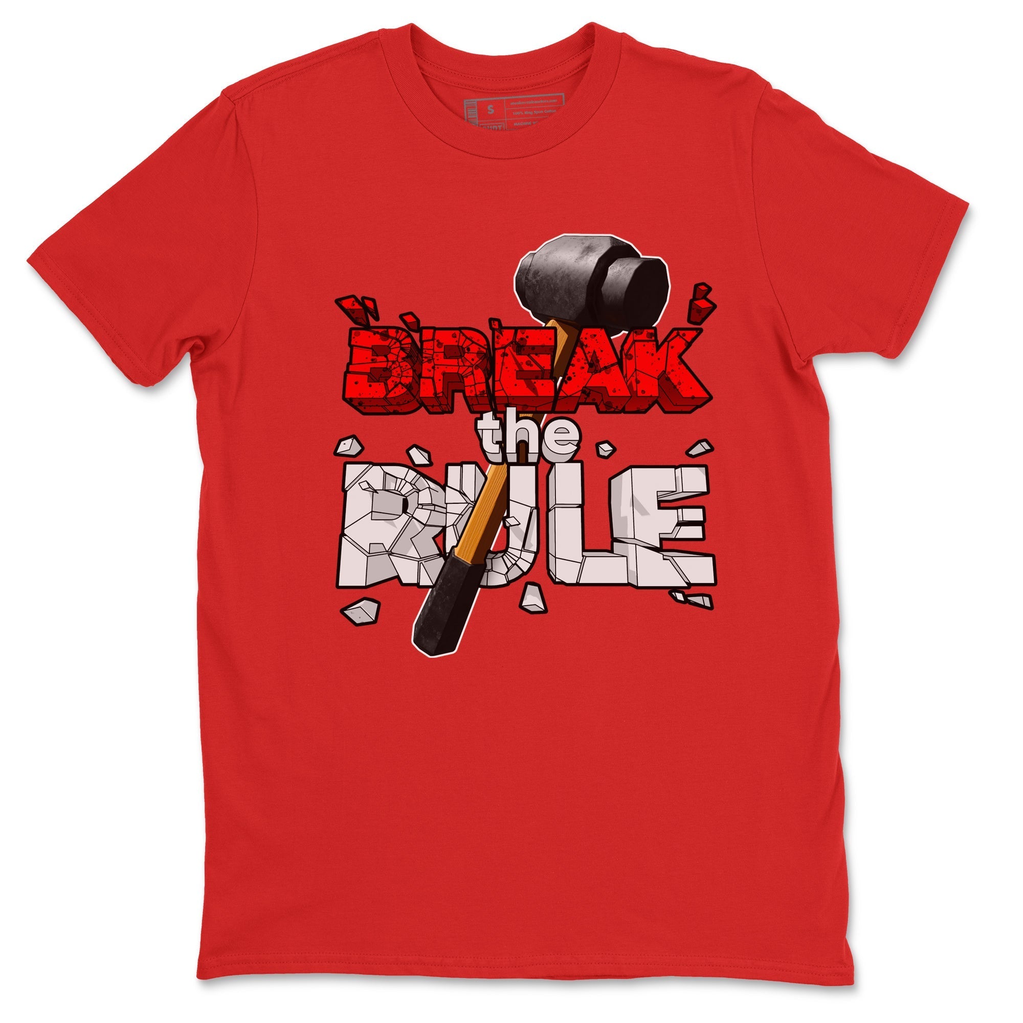 Break The Rule snkmatch Tee - Air Jordan 4 Red Cement