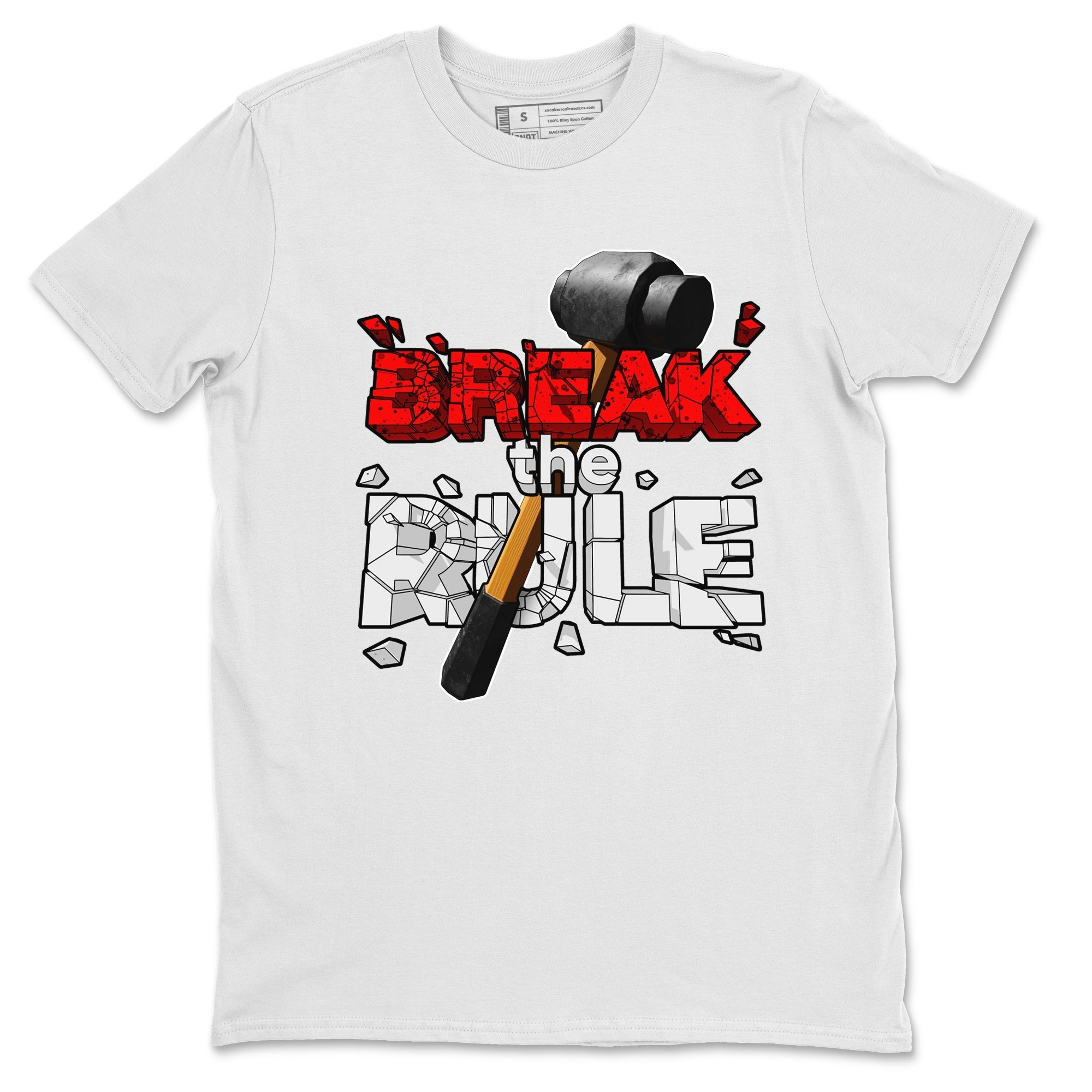 Break The Rule snkmatch Tee - Air Jordan 4 Red Cement