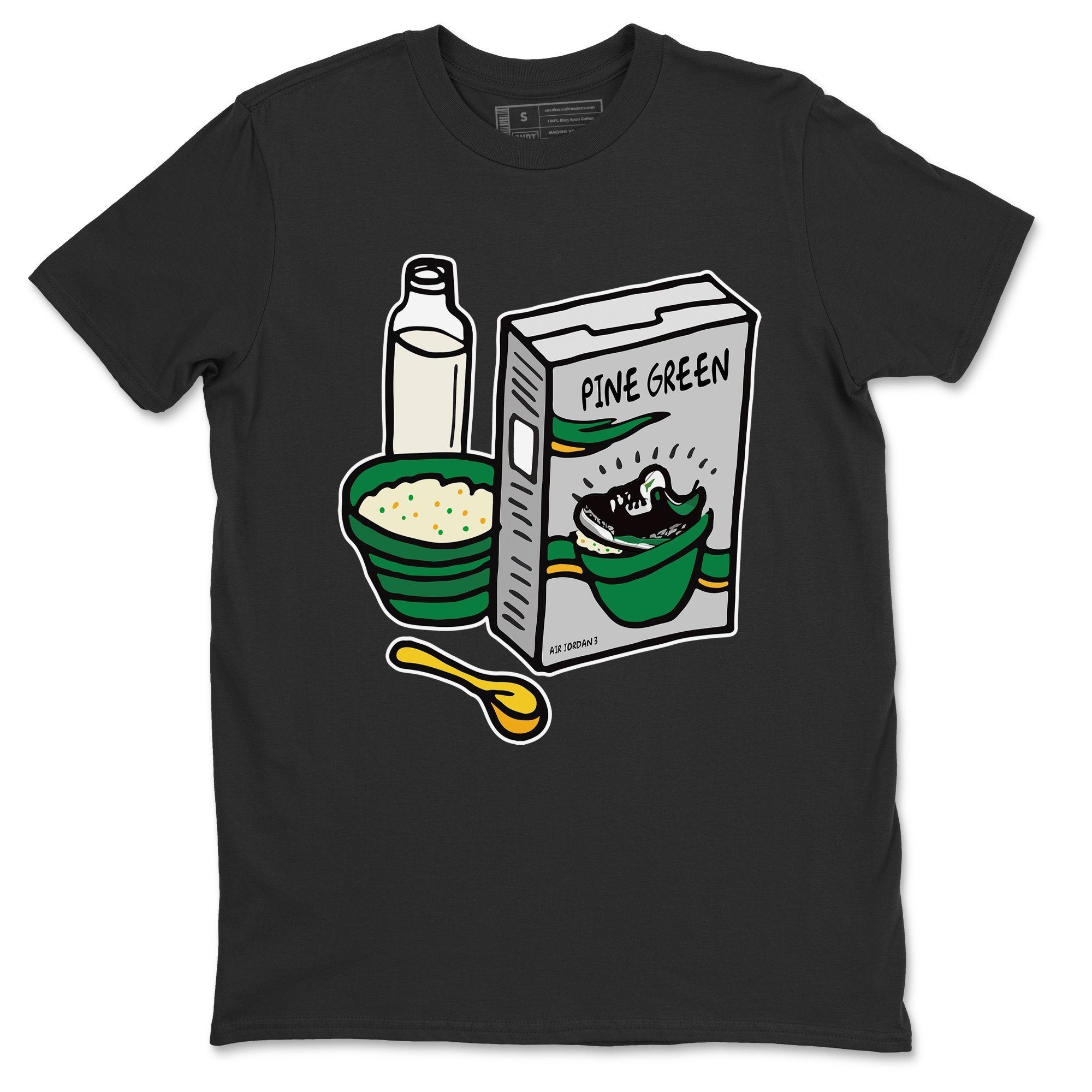 Breakfast Cereal Unisex Tops - Air Jordan 3 Pine Green