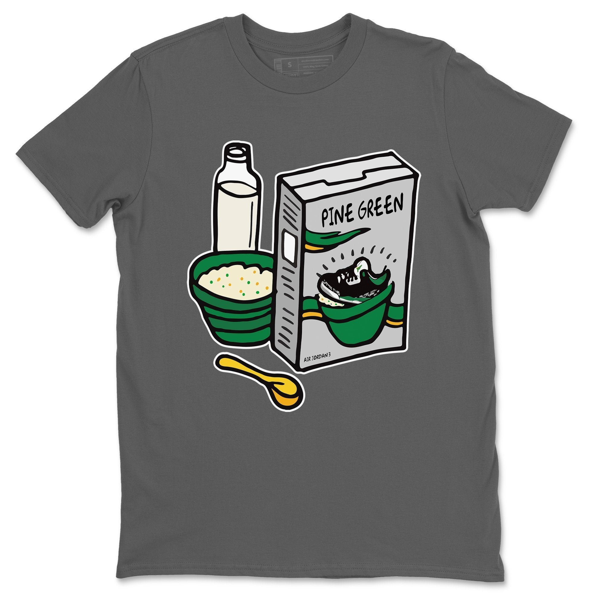 Breakfast Cereal Unisex Tops - Air Jordan 3 Pine Green
