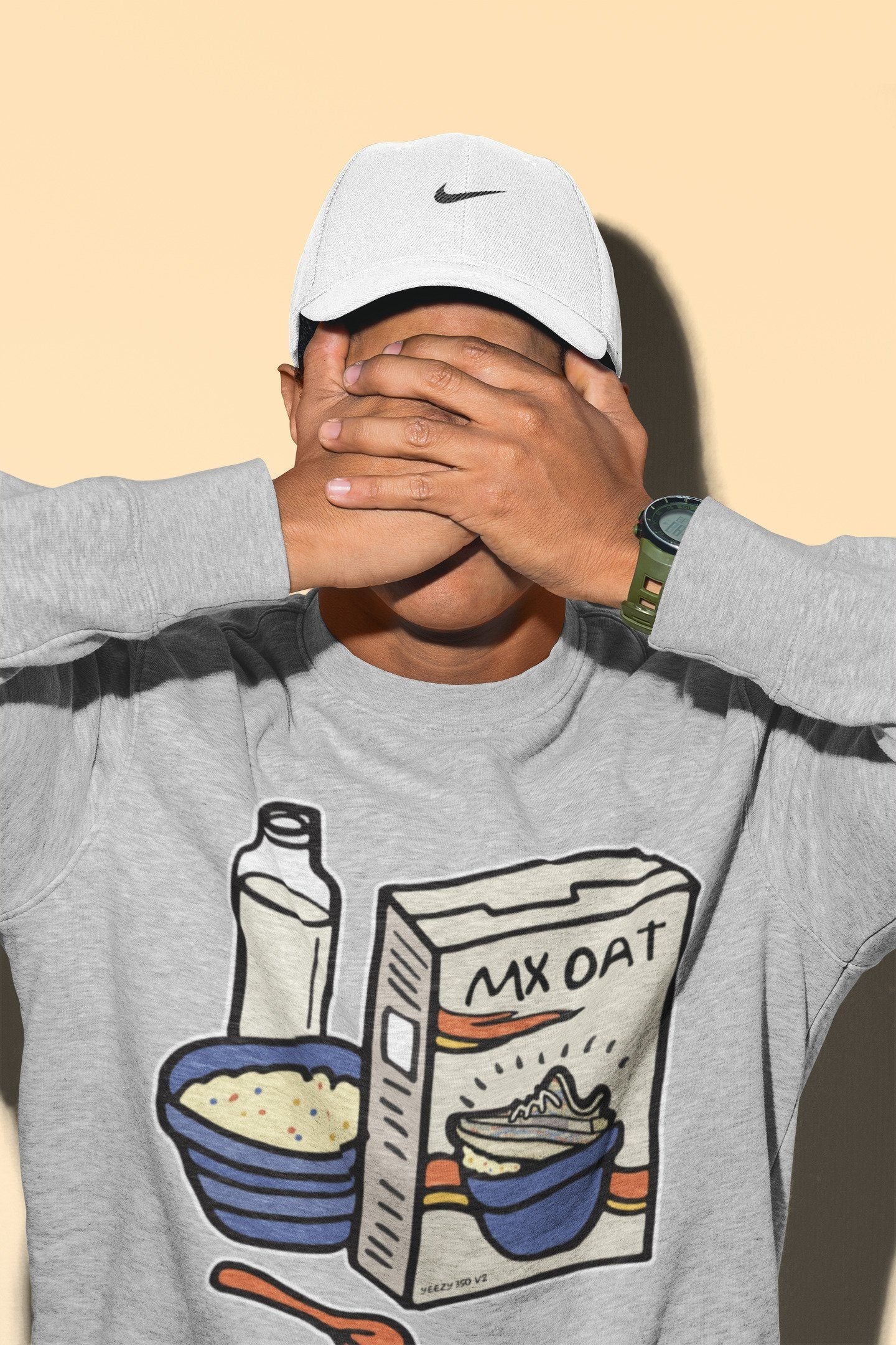 Breakfast Cereal Unisex Tops - Yeezy 350 MX Oat