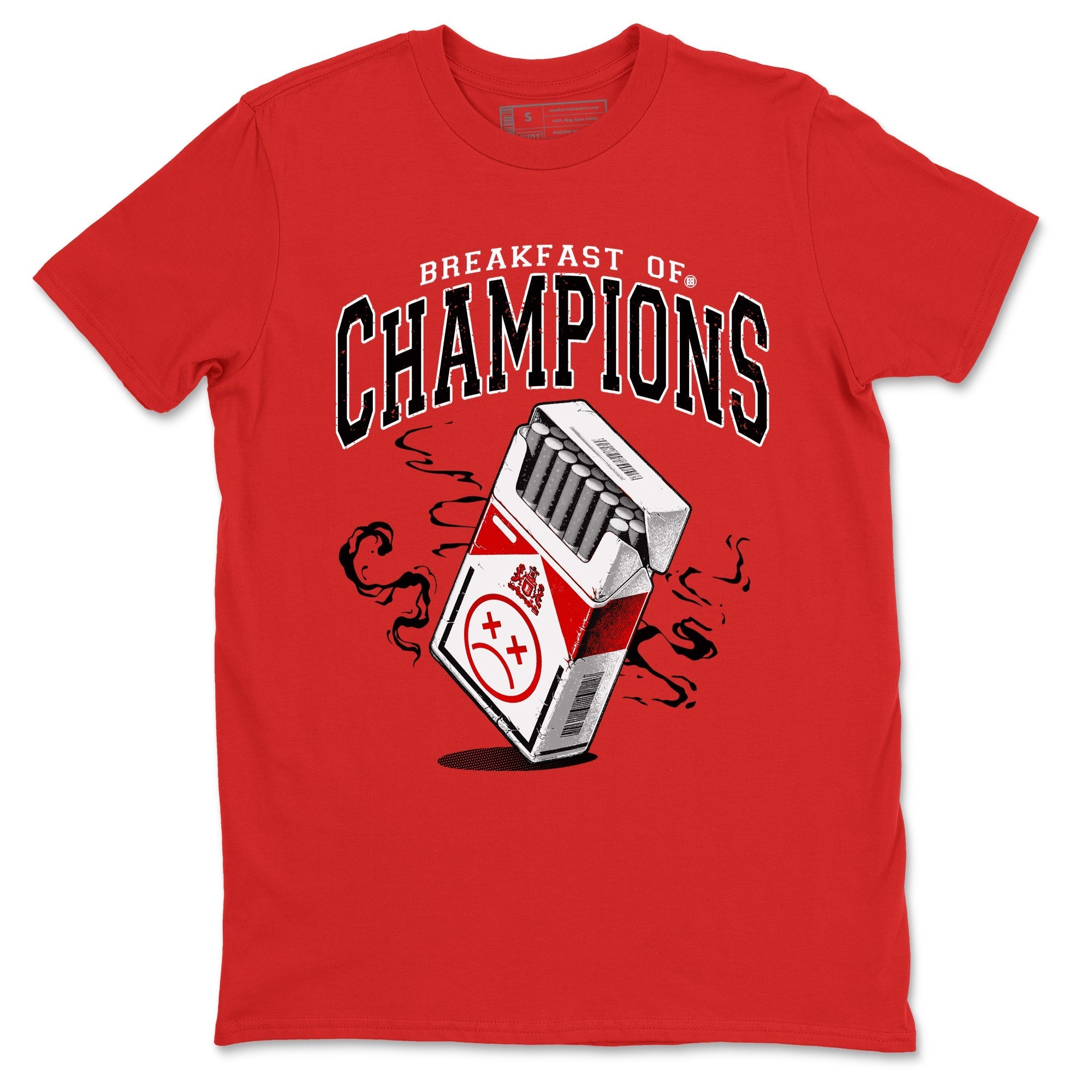 Breakfast Of Champions snkmatch Tees - Air Jordan 1 Black Toe Reimagined