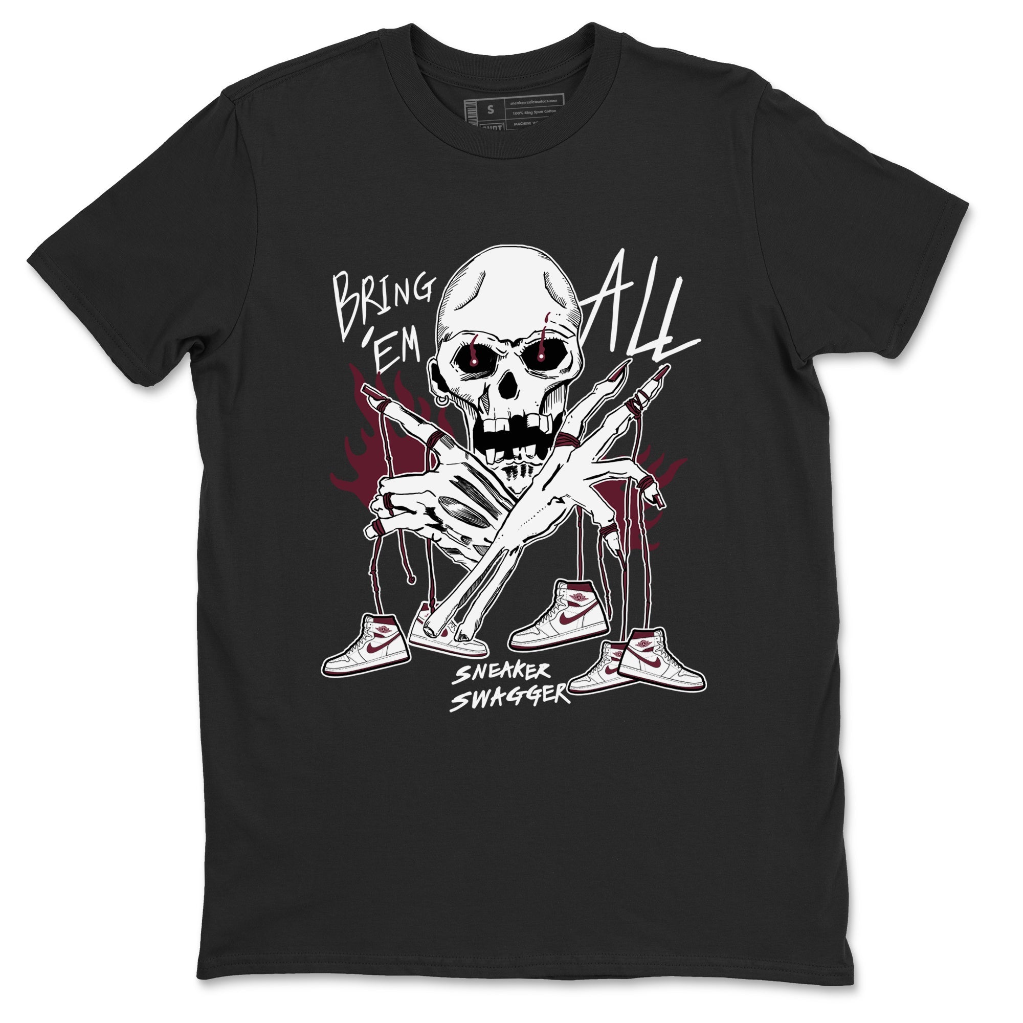 Bring 'Em All snkmatch Tees - Air Jordan 1 Metallic Burgundy