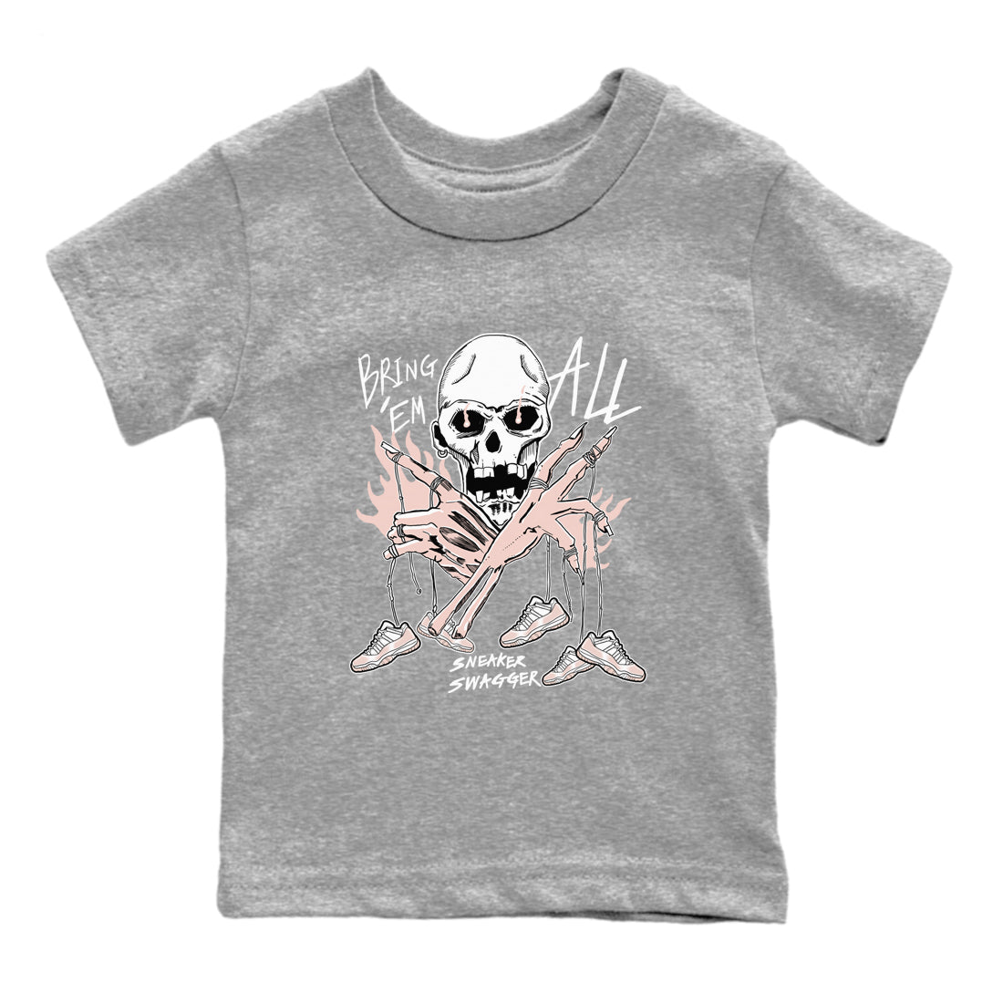 Bring 'Em All snkmatch Tees Kids - Air Jordan 11 Legend Pink