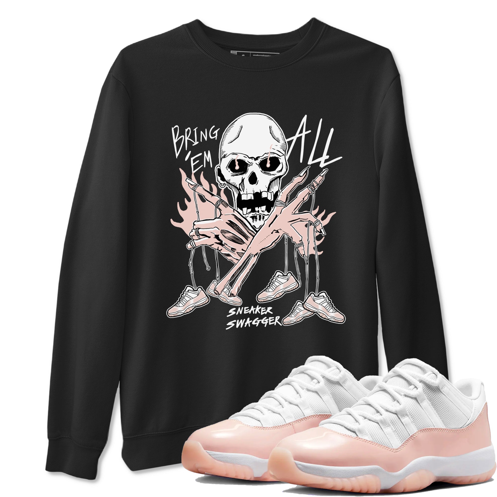 Bring 'Em All snkmatch Tees - Air Jordan 11 Legend Pink