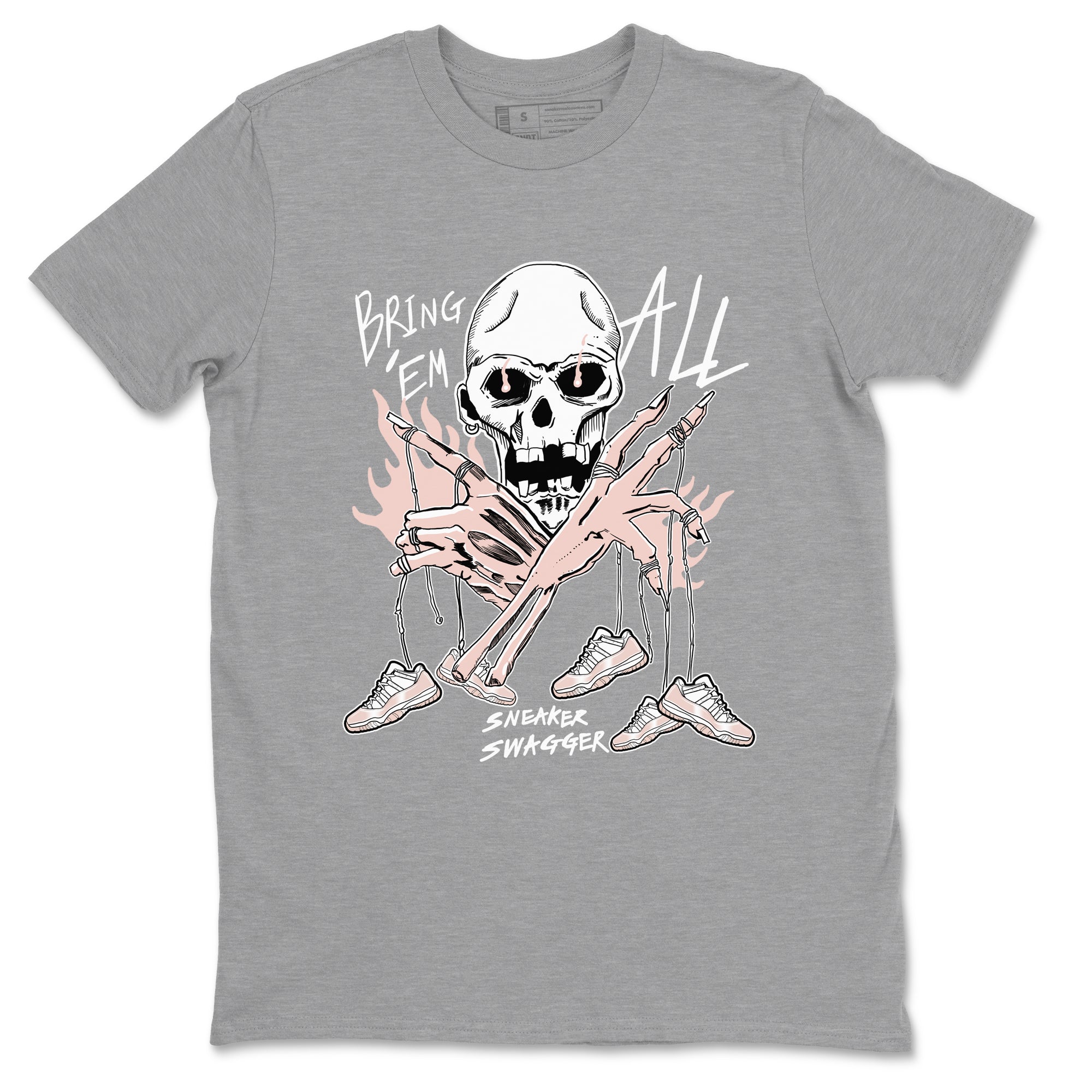 Bring 'Em All snkmatch Tees - Air Jordan 11 Legend Pink