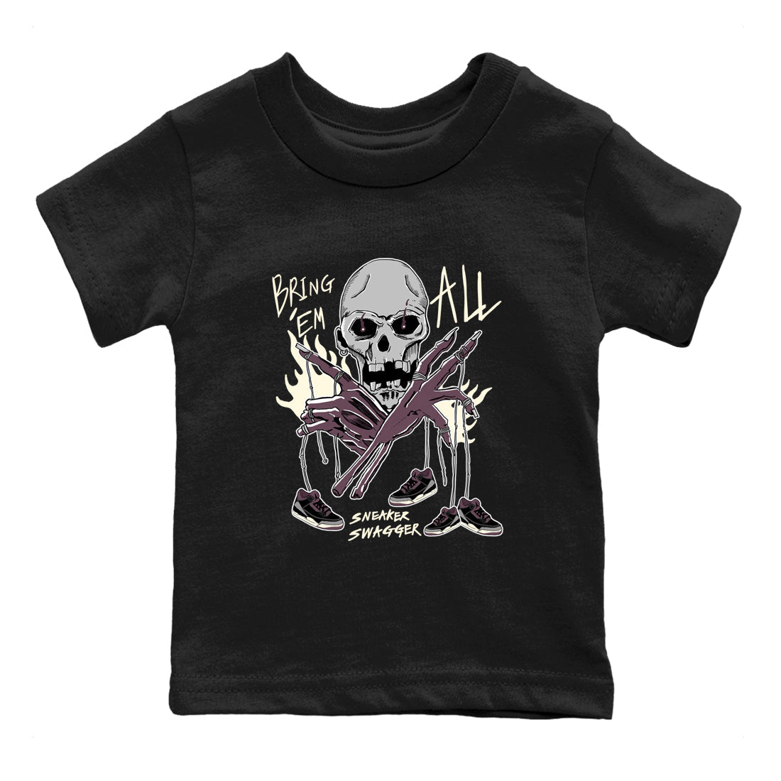 Bring 'Em All snkmatch Tees Kids - Air Jordan 3 A Ma Maniere x Black