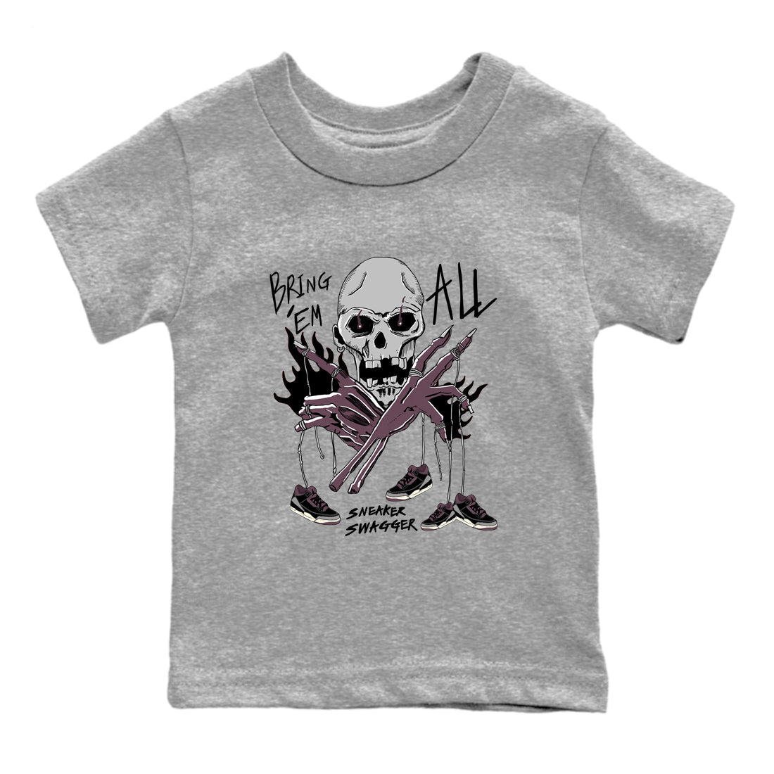 Bring 'Em All snkmatch Tees Kids - Air Jordan 3 A Ma Maniere x Black