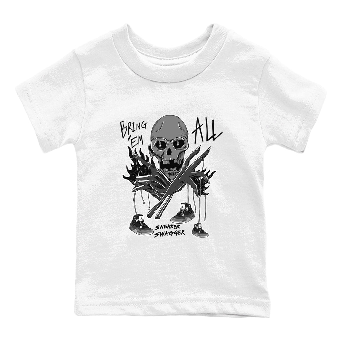 Bring 'Em All snkmatch Tees Kids - Air Jordan 4 Fear