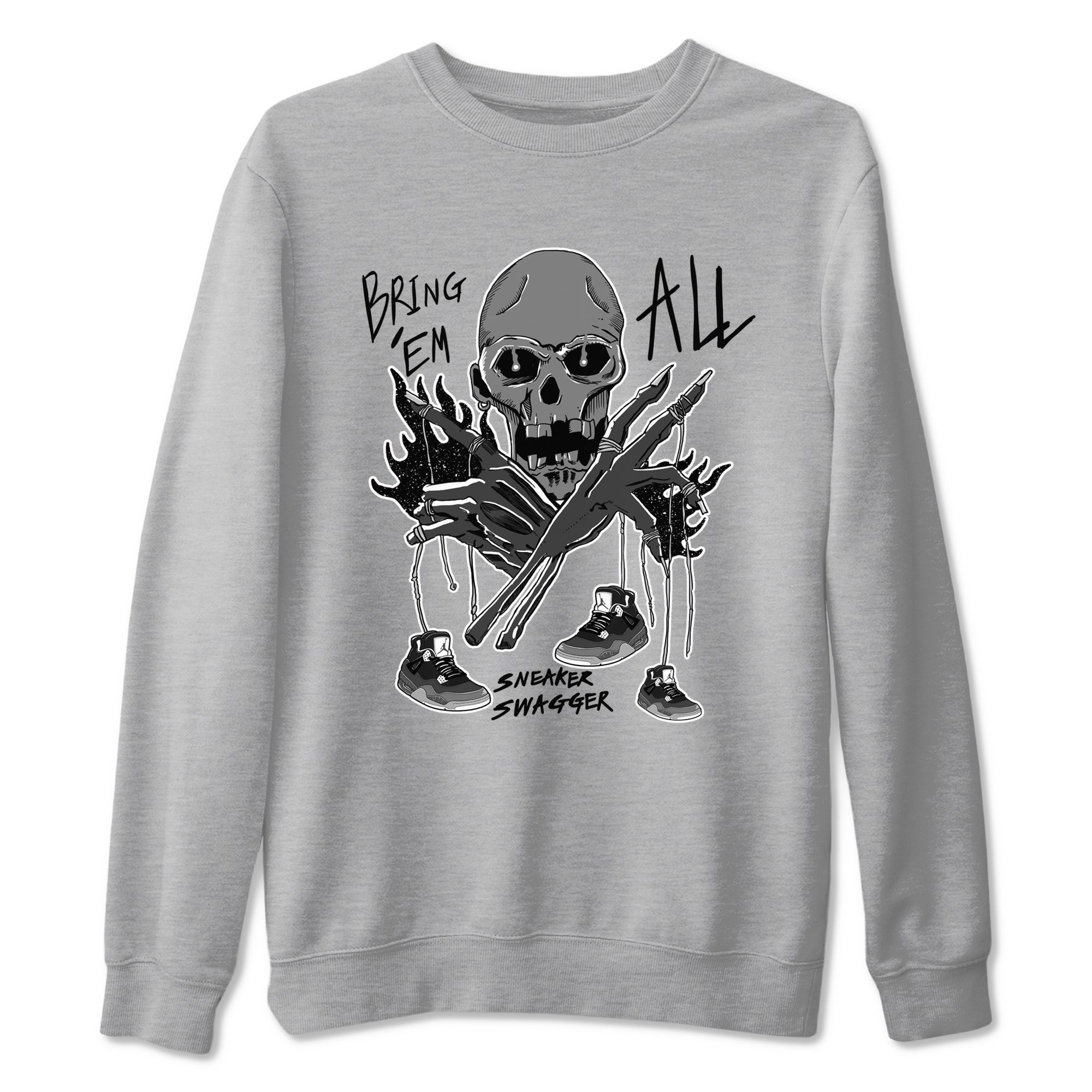 Bring 'Em All snkmatch Tees - Air Jordan 4 Fear
