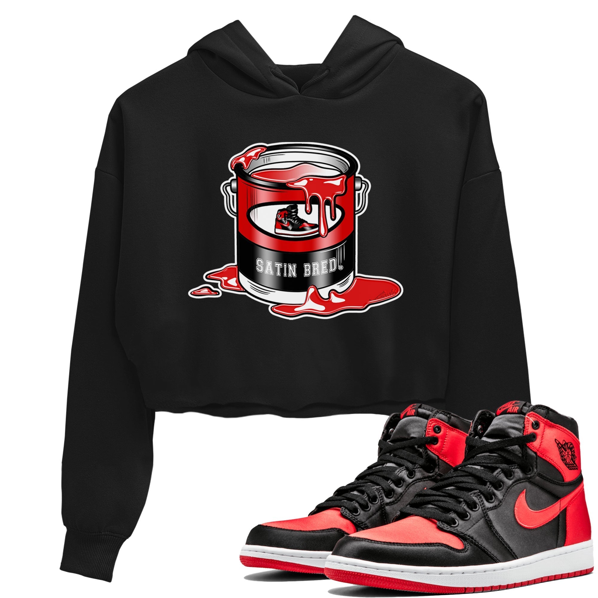 Bucket snkmatch Women's Top - Air Jordan 1 Satin Bred