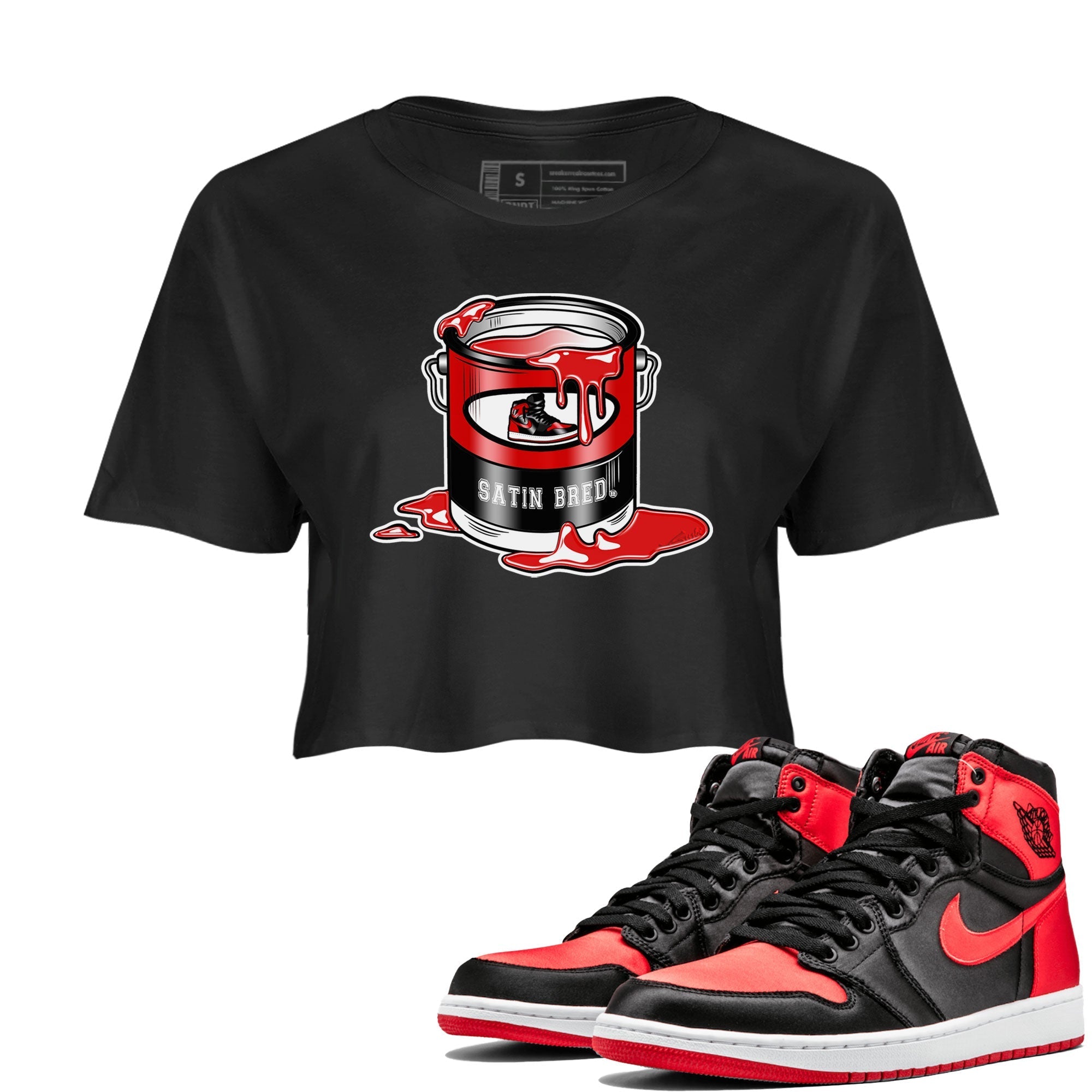 Bucket snkmatch Women's Top - Air Jordan 1 Satin Bred