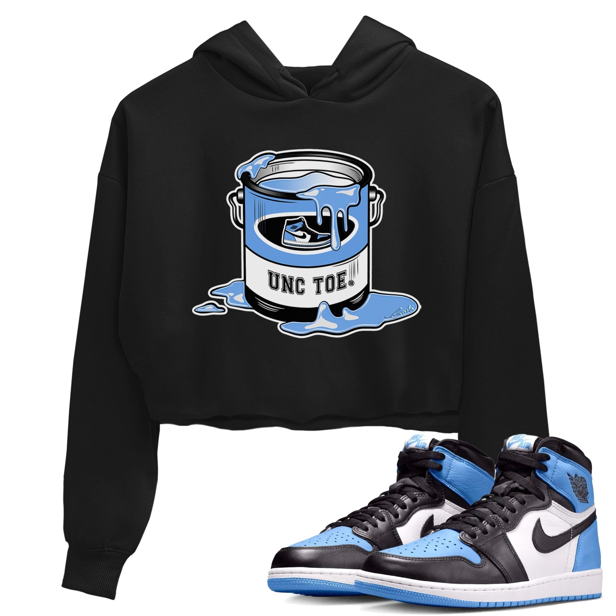 Bucket snkmatch Women's Top - Air Jordan 1 UNC Toe