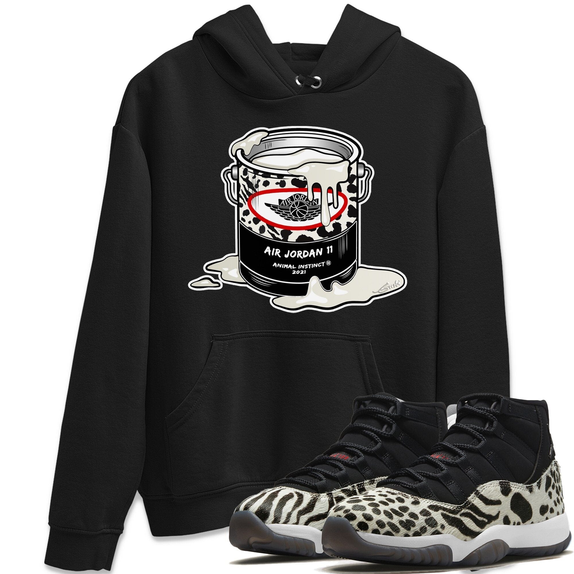 Bucket Unisex Tops - Air Jordan 11 Animal Instinct