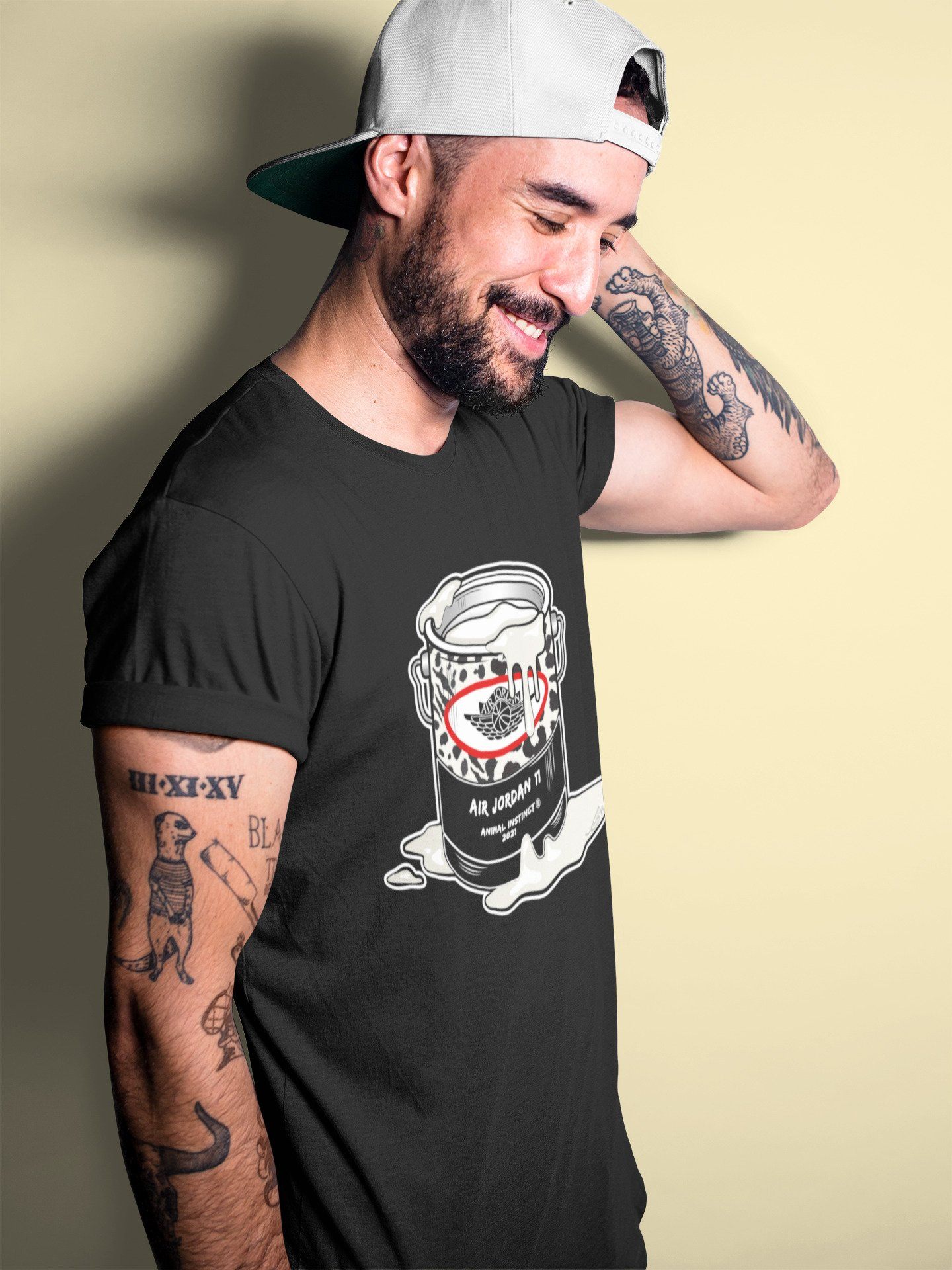 Bucket Unisex Tops - Air Jordan 11 Animal Instinct