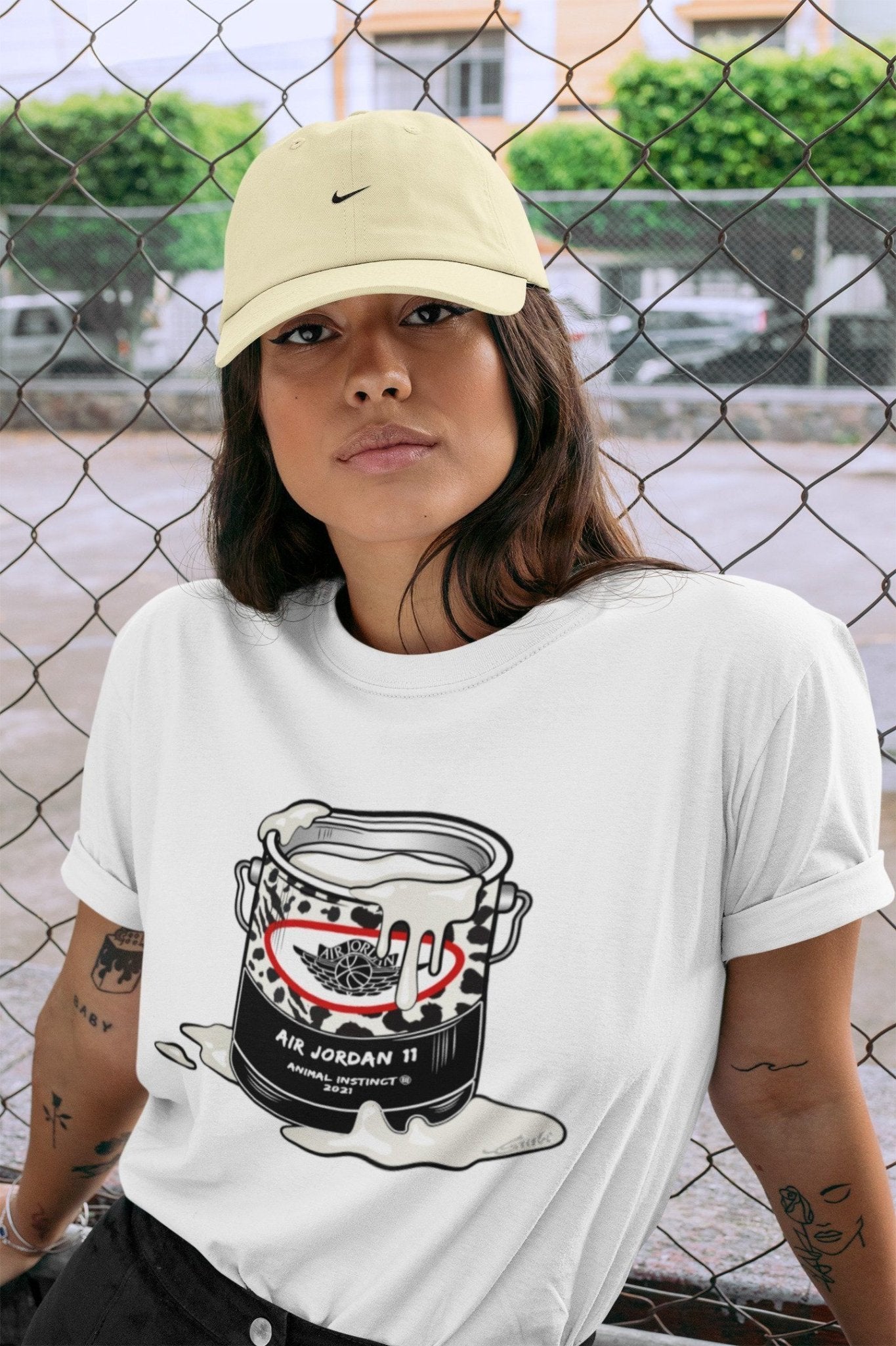 Bucket Unisex Tops - Air Jordan 11 Animal Instinct