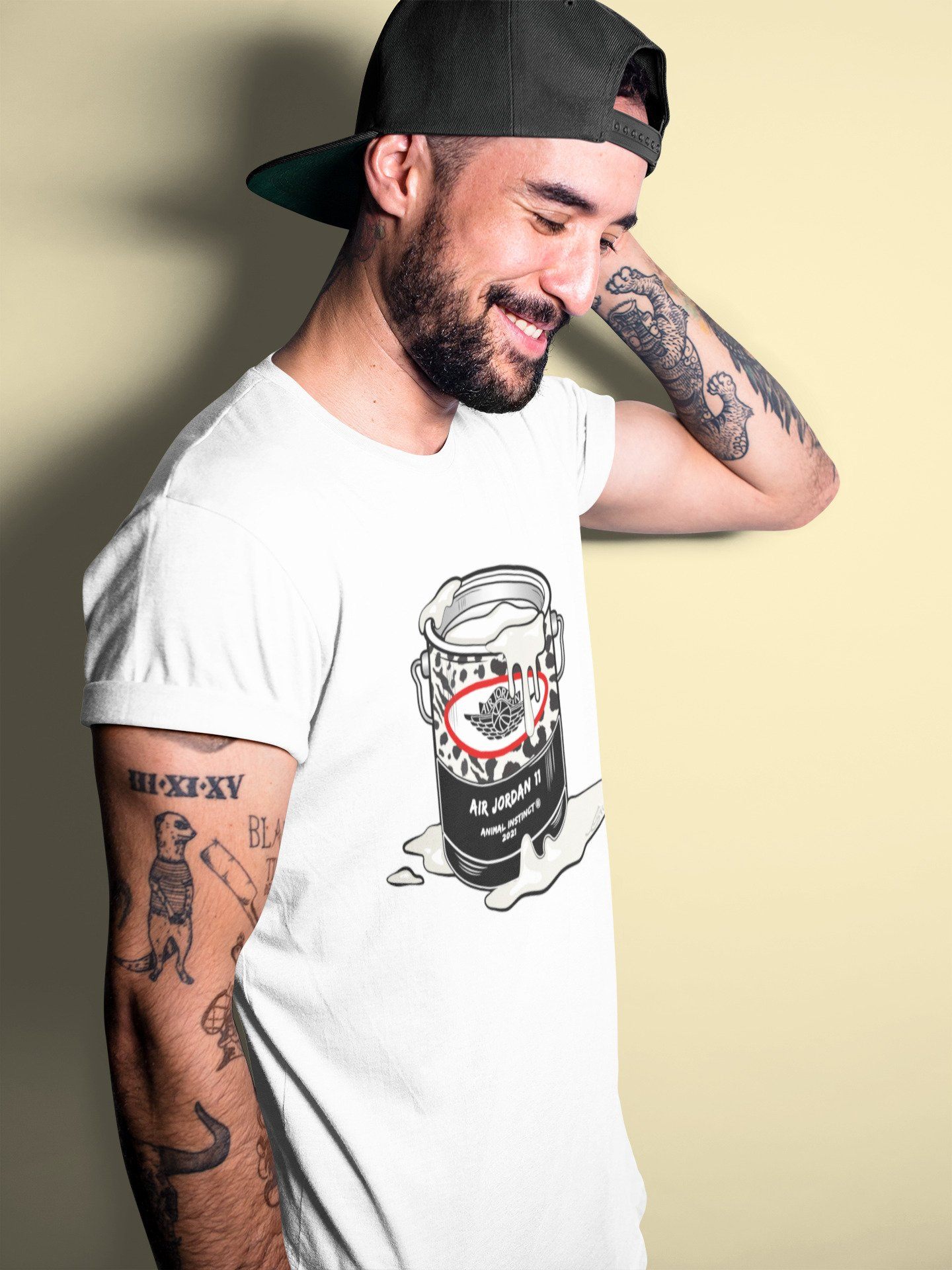 Bucket Unisex Tops - Air Jordan 11 Animal Instinct