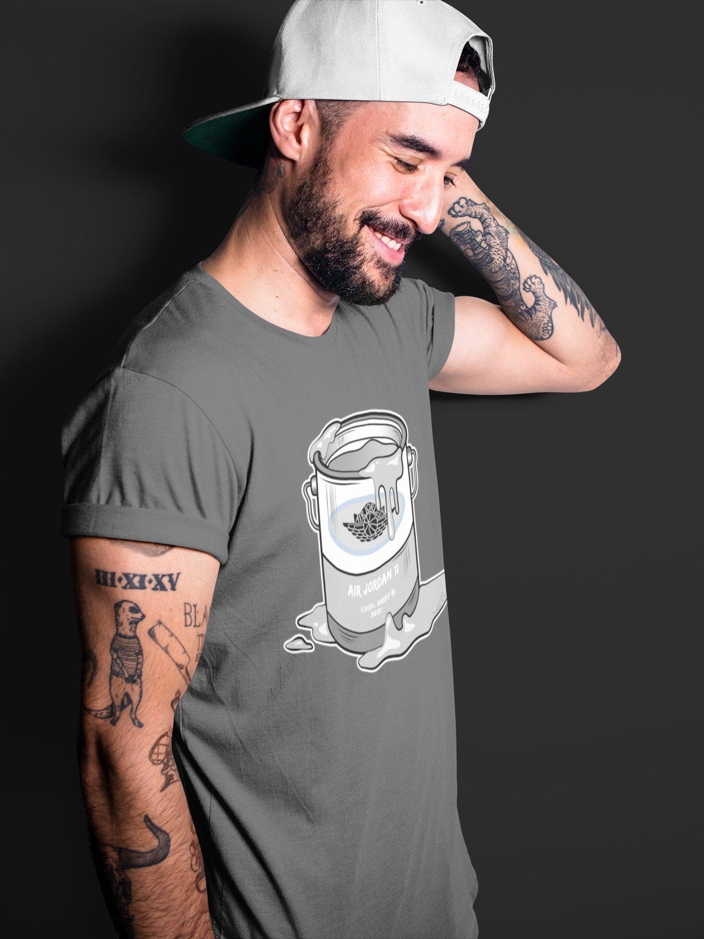 Bucket Unisex Tops - Air Jordan 11 Cool Grey