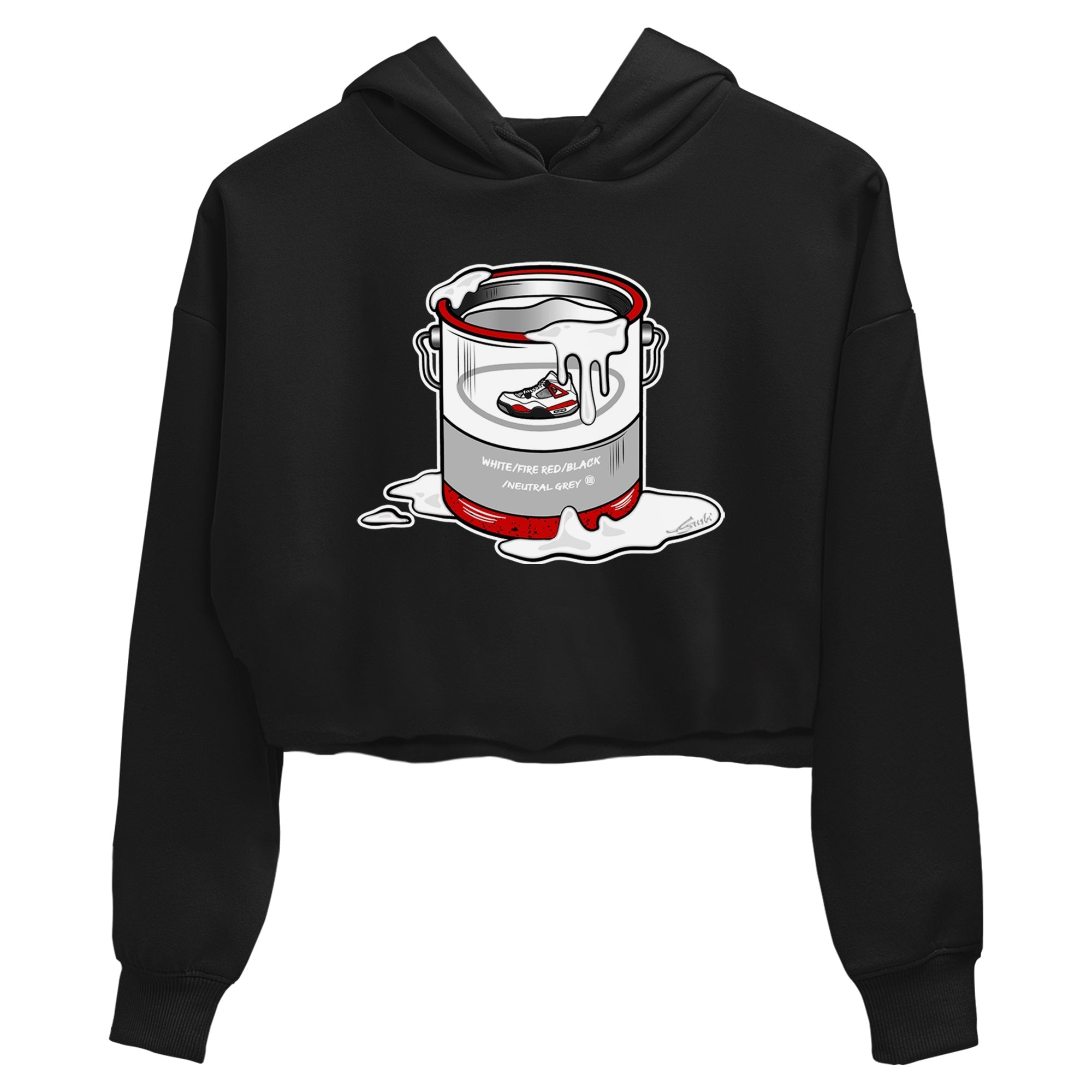 Bucket Women's Tops - Air Jordan 4 Red Cement