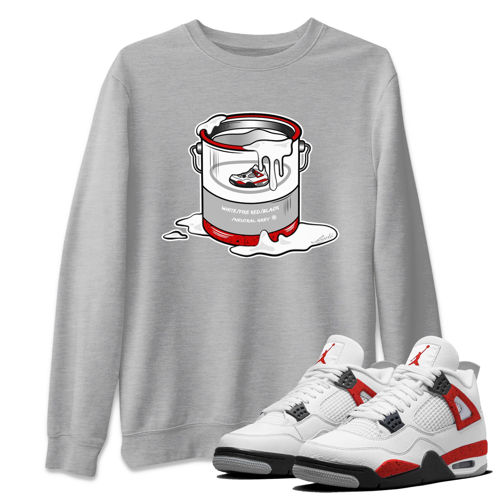 Bucket Unisex Tops - Air Jordan 4 Red Cement