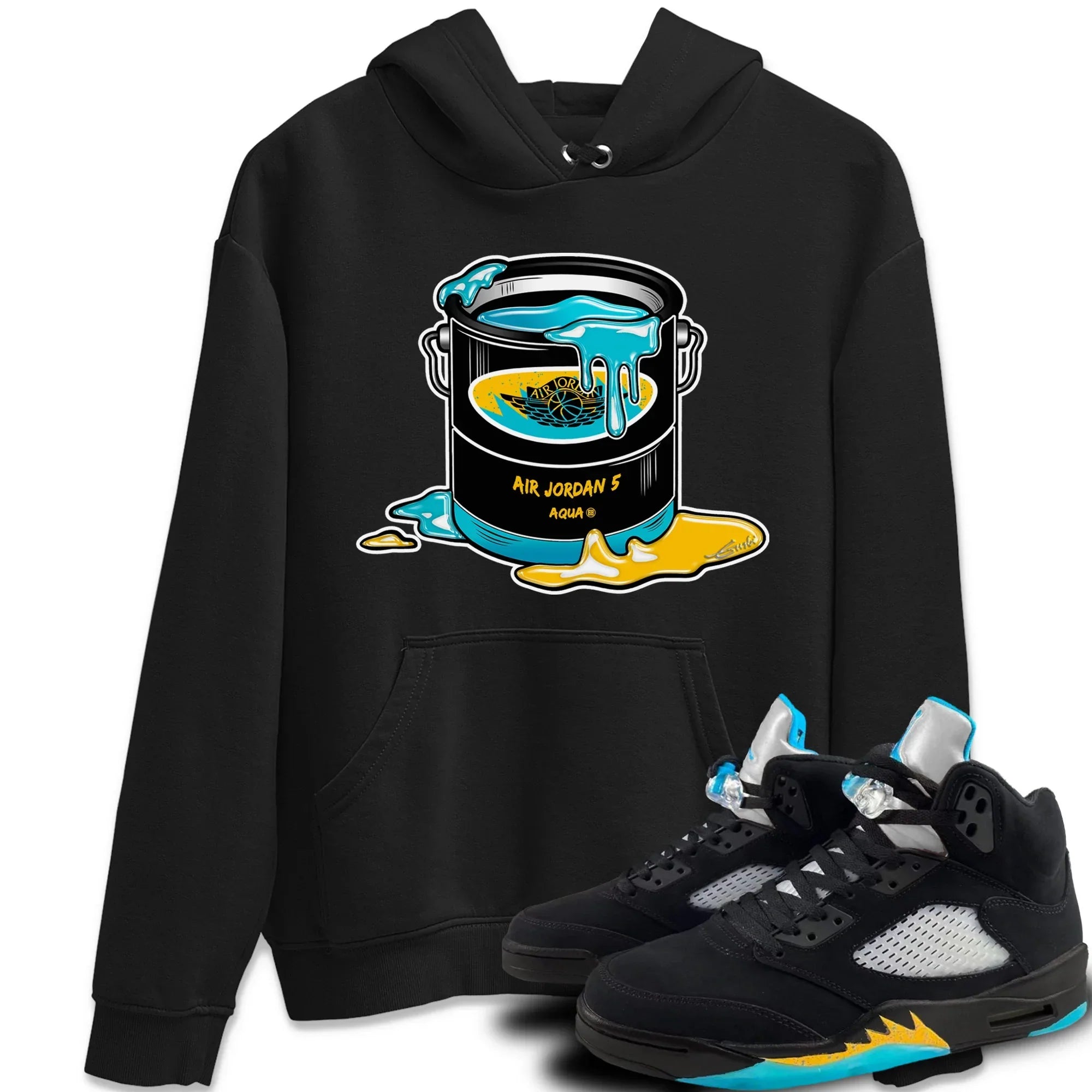 Bucket Unisex Tops - Air Jordan 5 Aqua