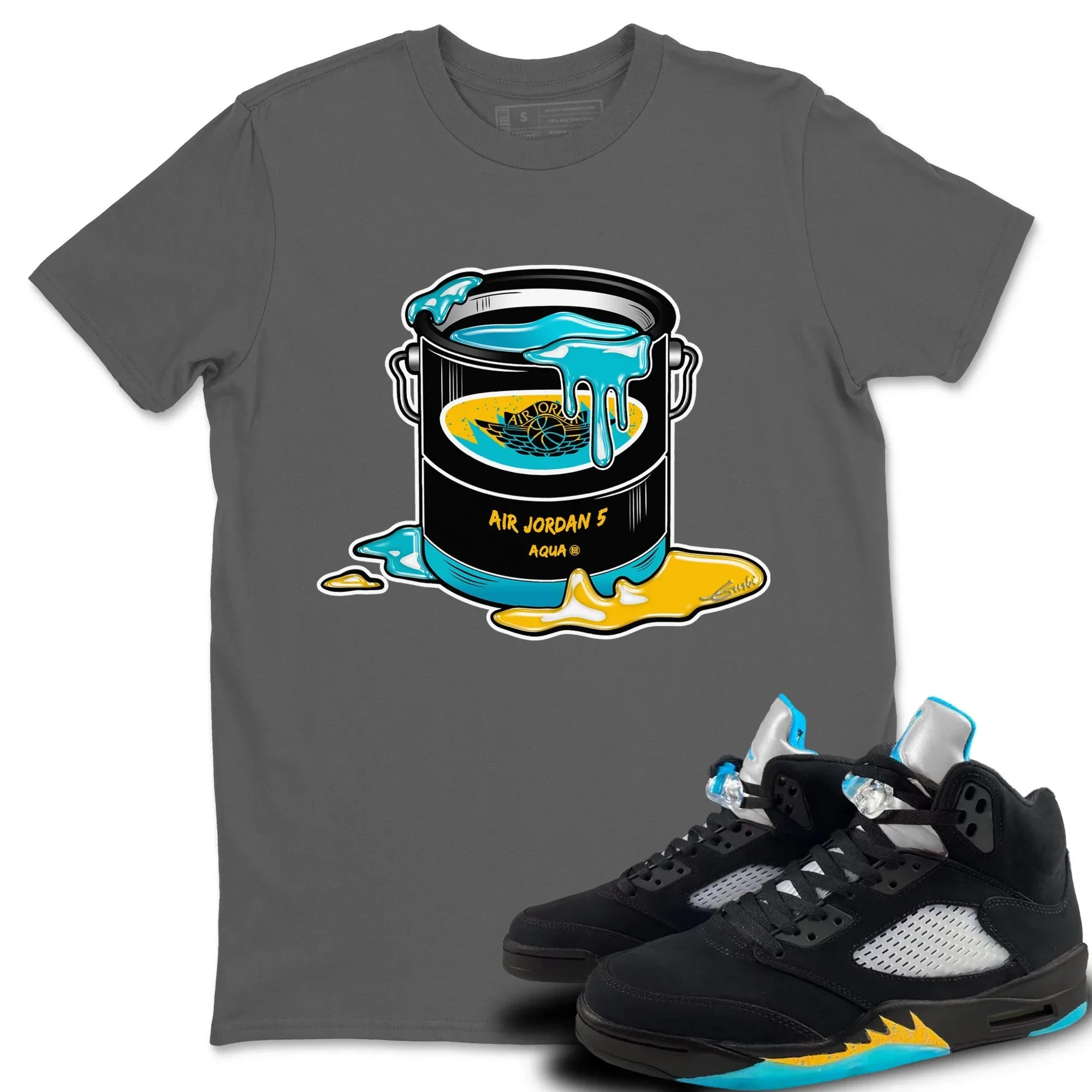 Bucket Unisex Tops - Air Jordan 5 Aqua