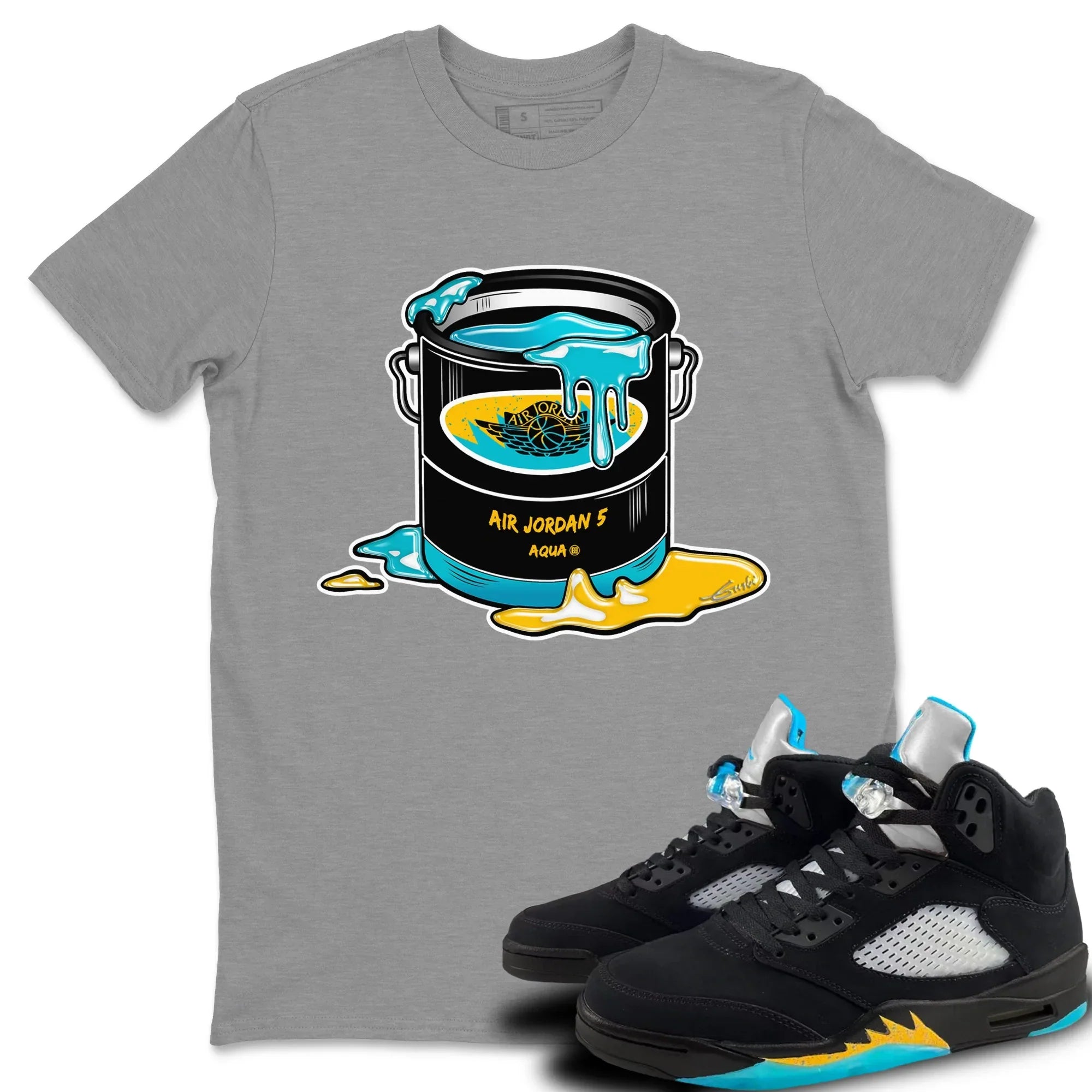 Bucket Unisex Tops - Air Jordan 5 Aqua