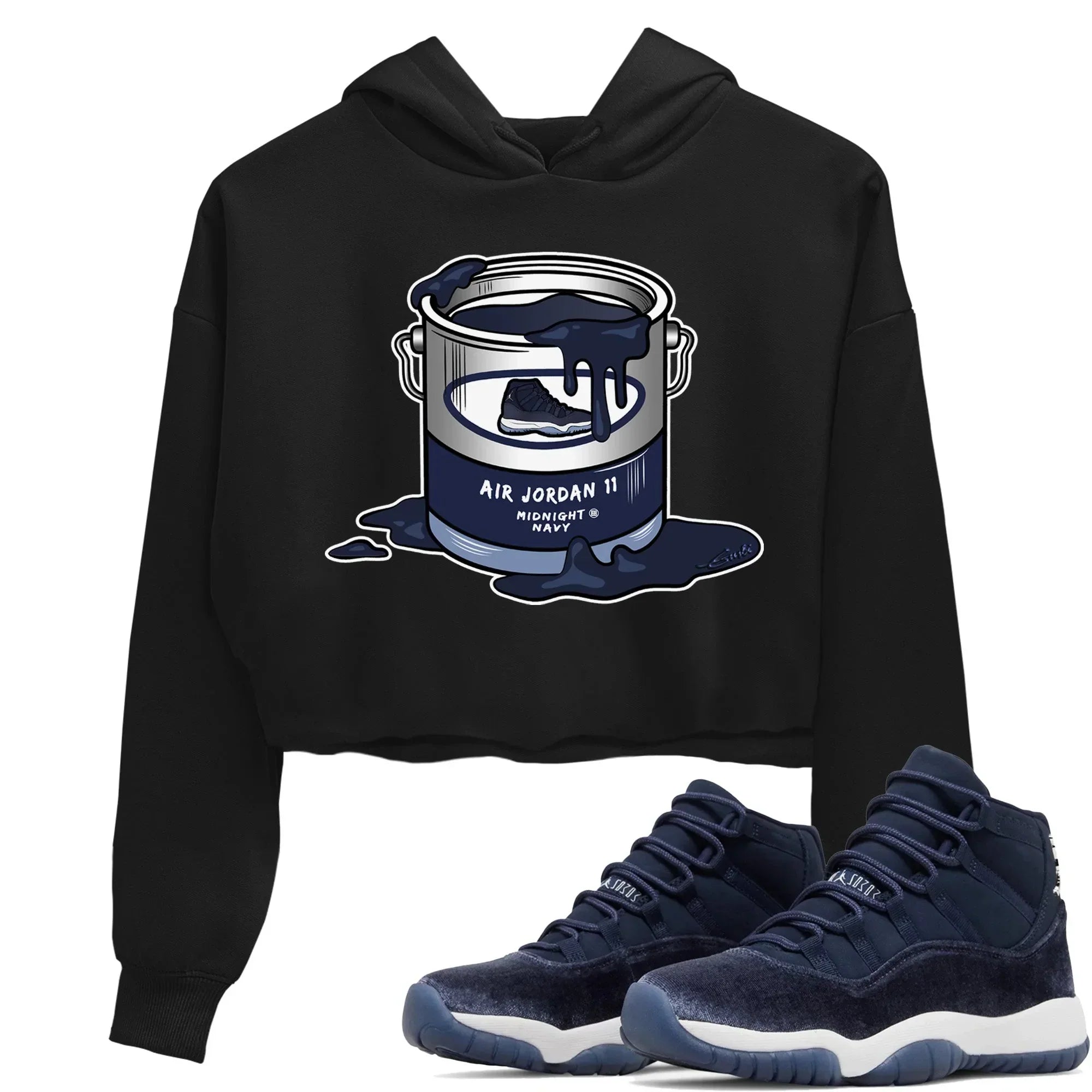Bucket Women's Tops - Air Jordan 11 Midnight Navy